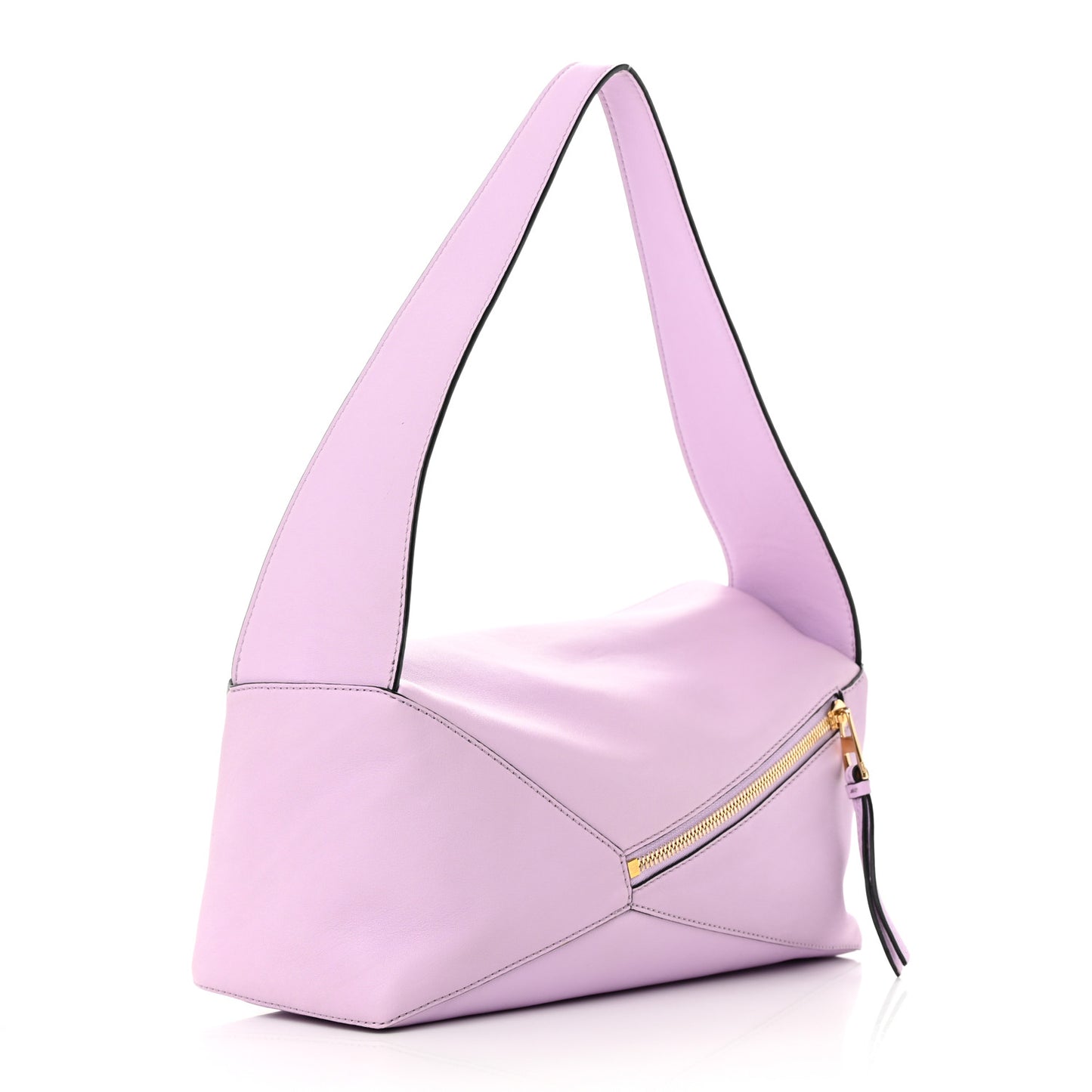 Calfskin Puzzle Hobo Bloom Orchid