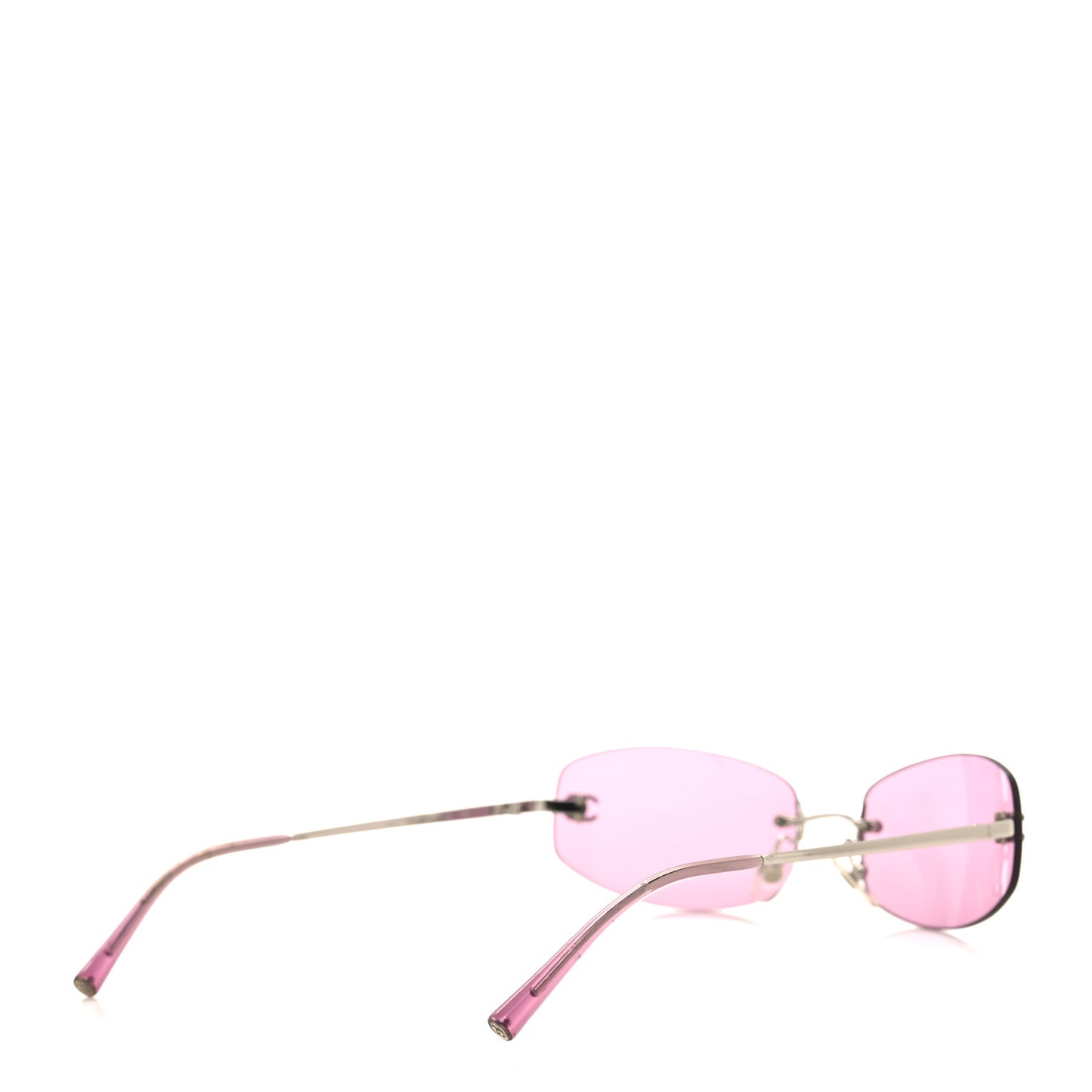 Metal CC Logo Sunglasses 4002 Pink