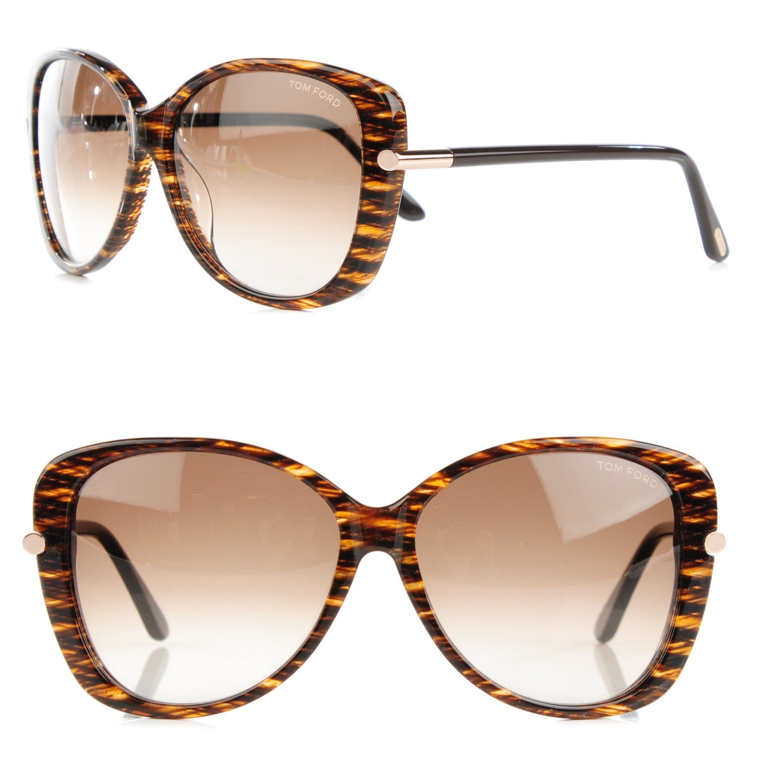 Tom Ford Authentic Linda sunglasses butterfly TOM FORD  main image 3