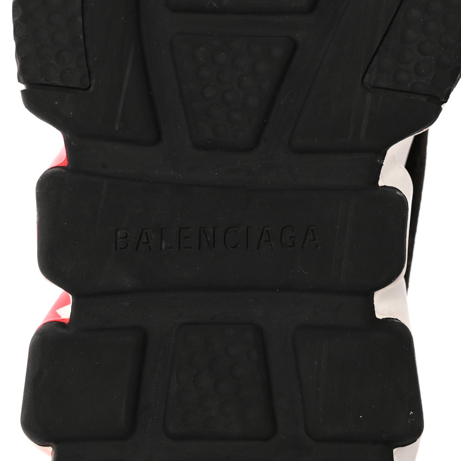 Balenciaga Neoprene Knit Womens Speed Graffiti Sneakers 37 Black White Red 6 of 16