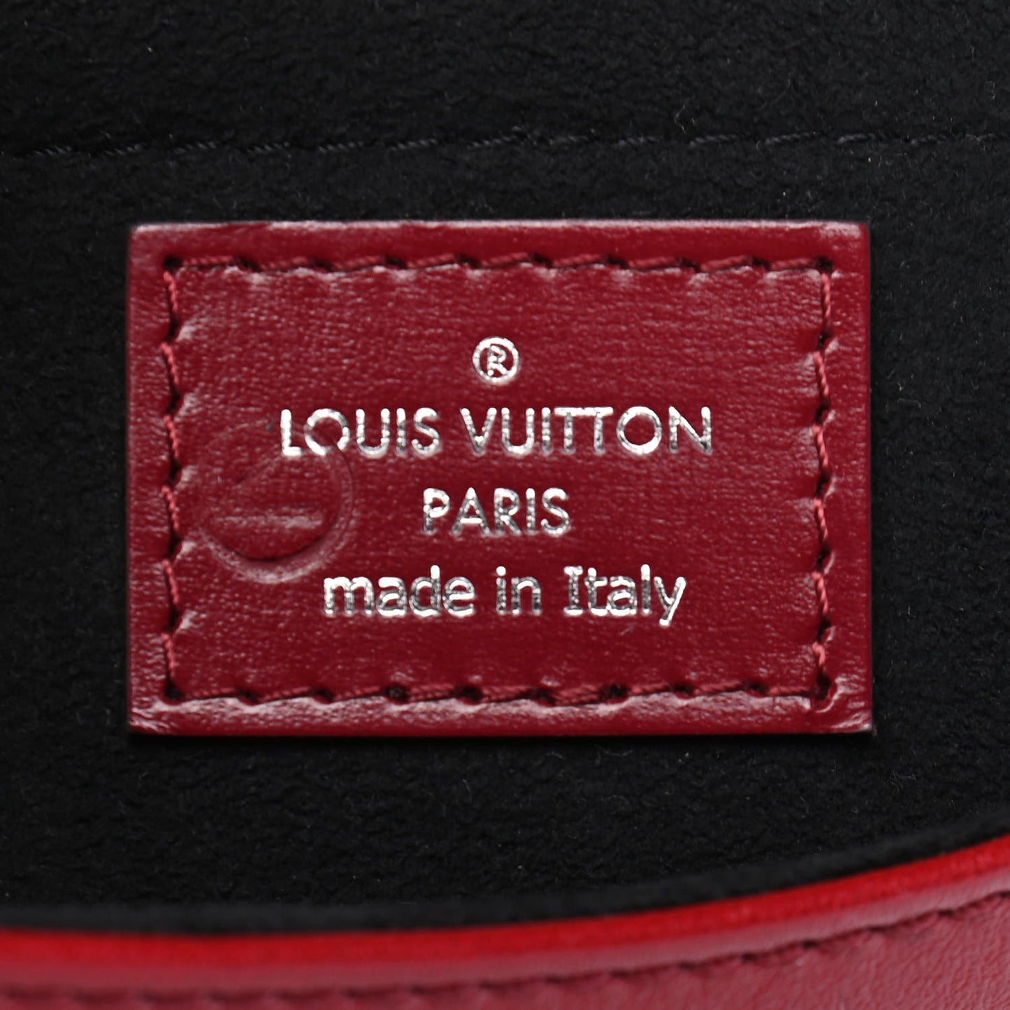 Calfskin Tambourin Red