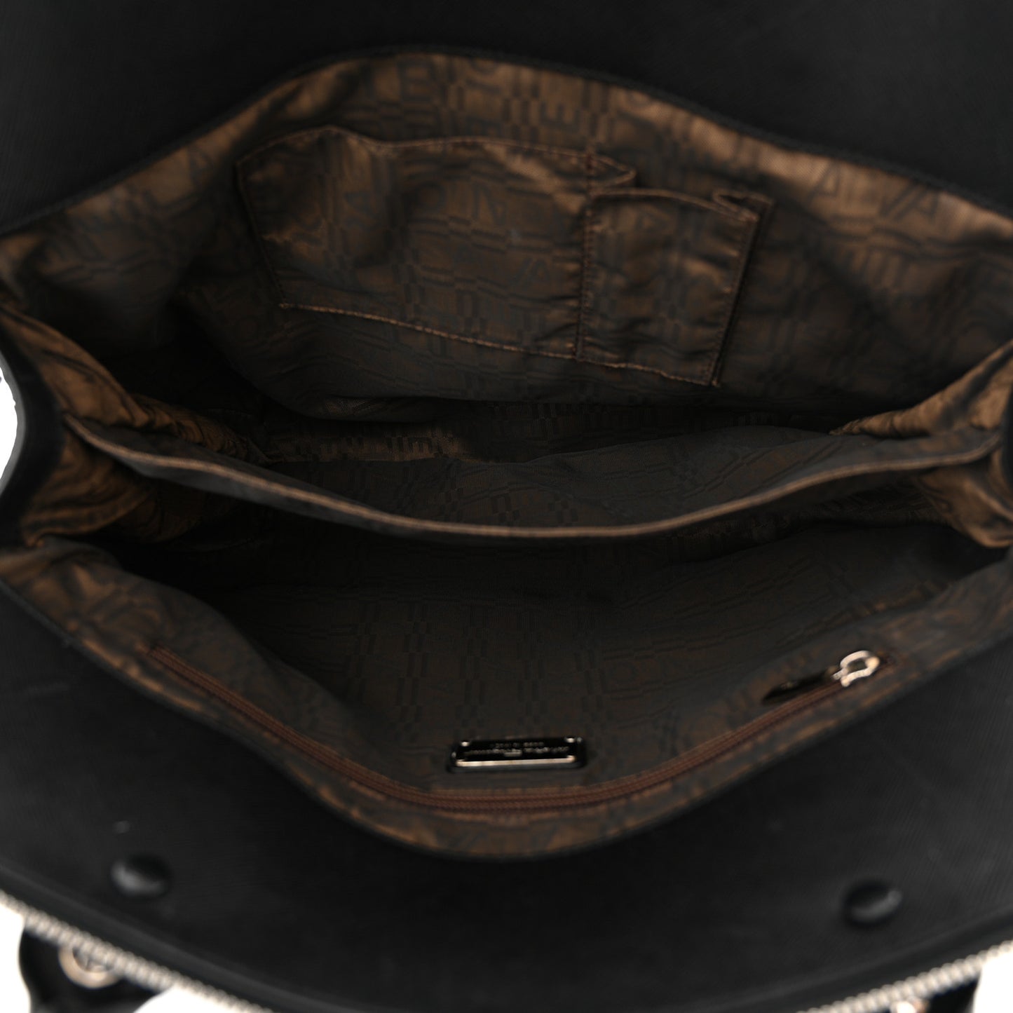 Saffiano Top Handle Bag Black