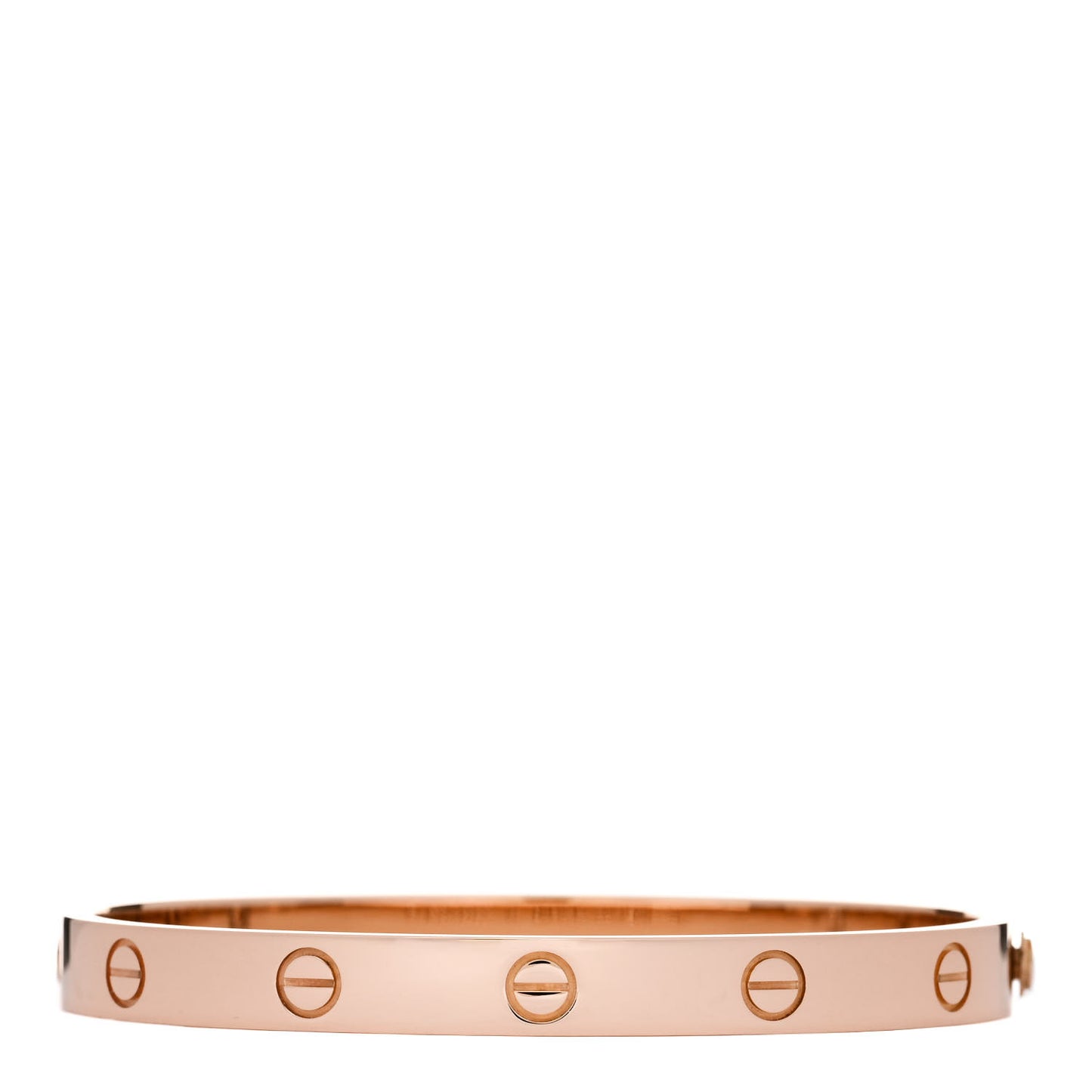 18K Pink Gold LOVE Bracelet 17