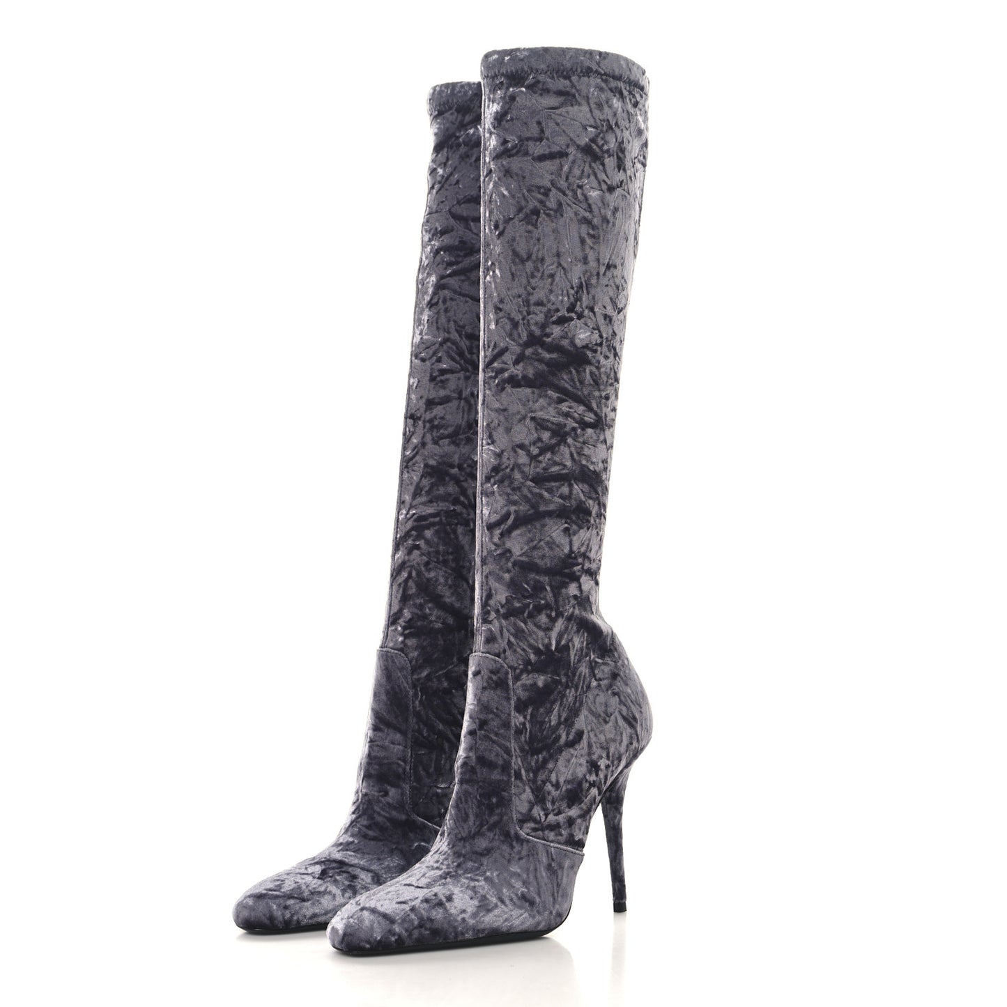 Velvet Ella Knee High Boots 37 Cool Grey