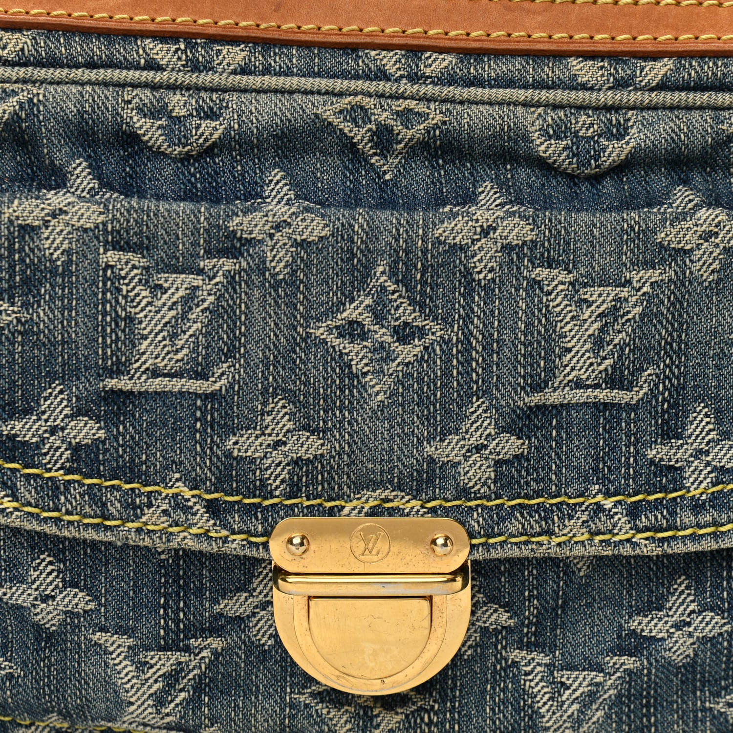 Louis Vuitton Monogram Denim Bum Bag Blue 8 of 10
