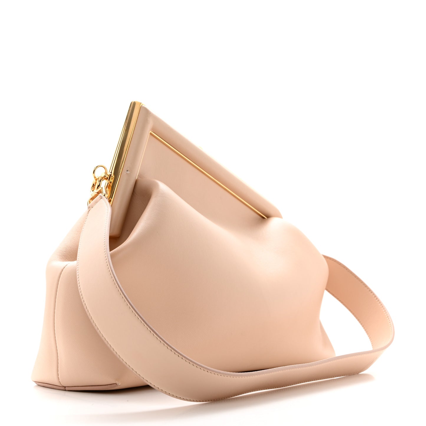 Shiny Nappa Medium Fendi First Poudre