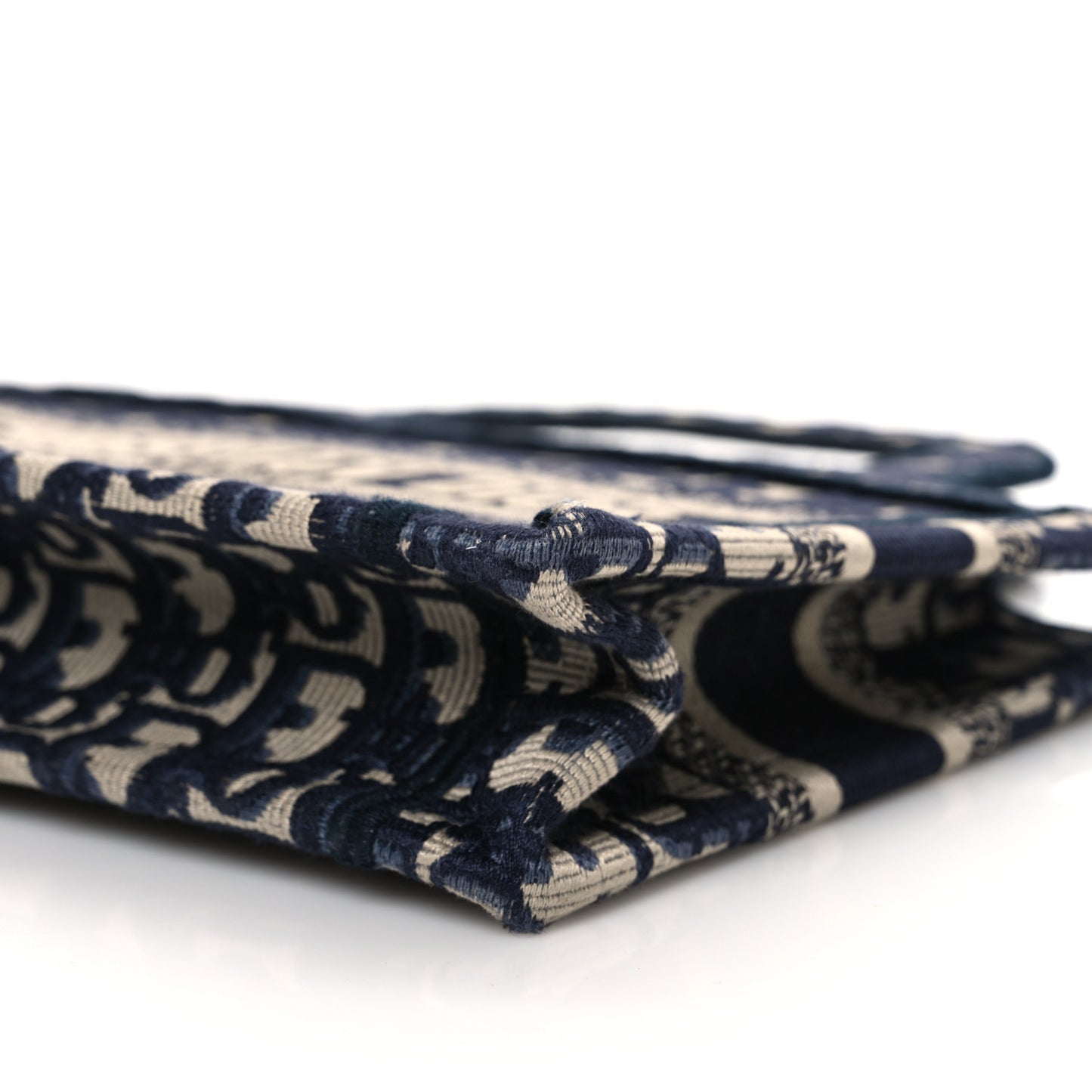 Oblique Mini Book Tote Blue Multicolor