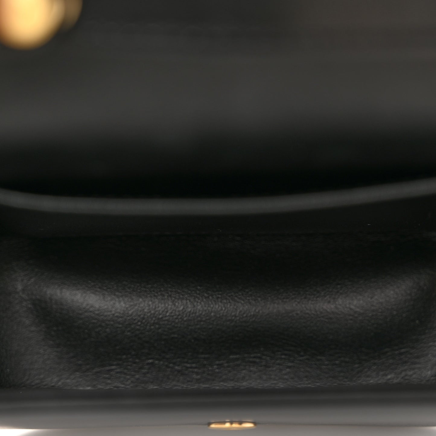 Shiny Calfskin Mini Triomphe Black
