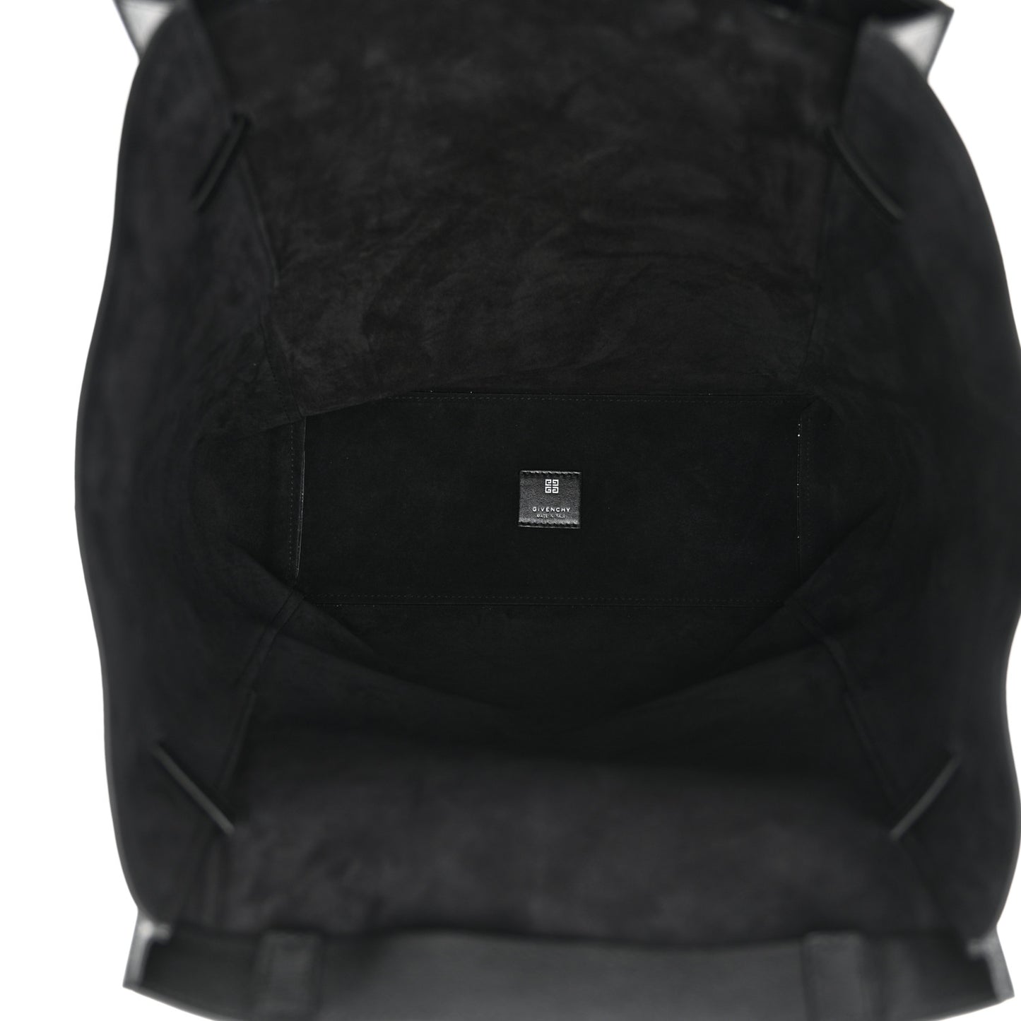 Calfskin Voyou Medium North South Tote Black