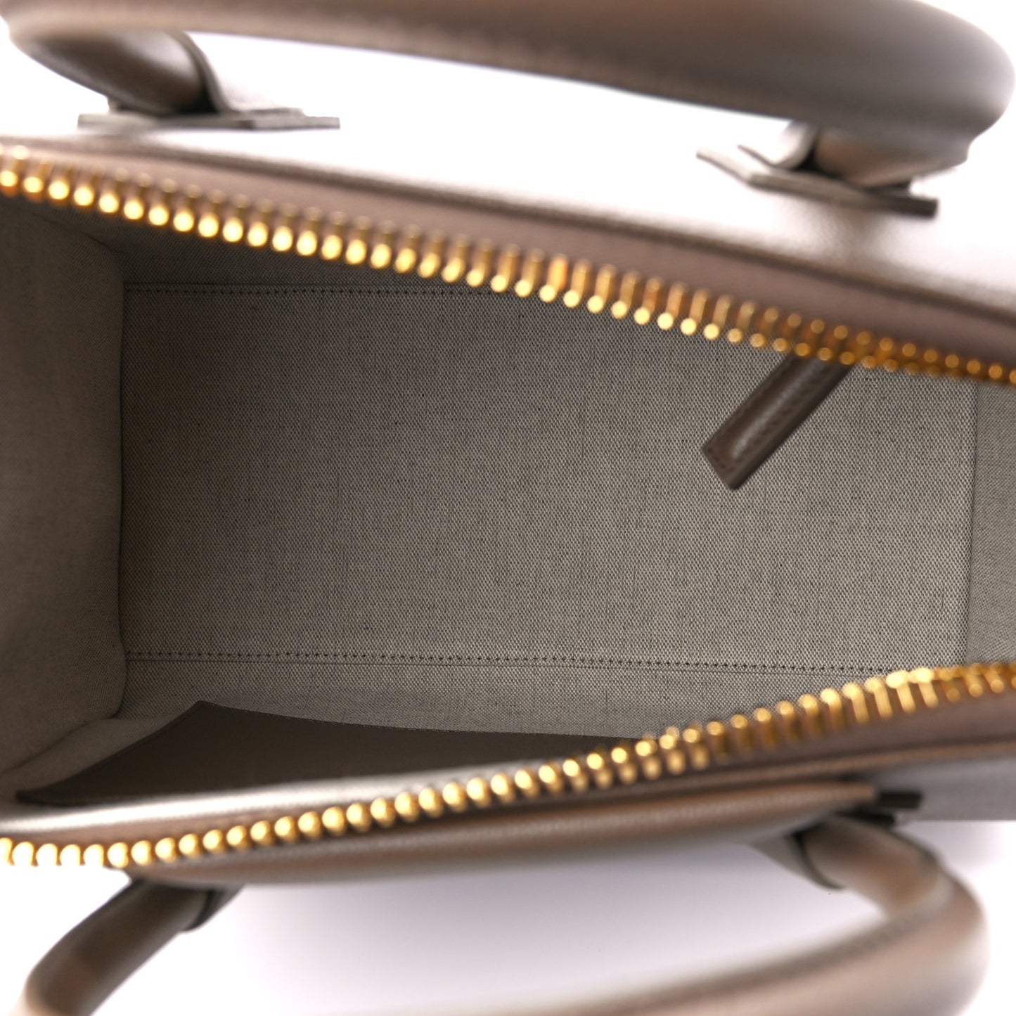 Grained Calfskin Small Antigona Taupe