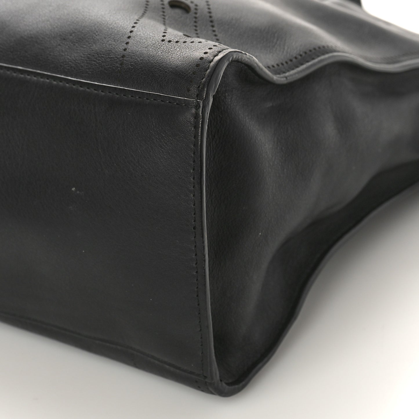 Veau Soyeux Perforated Blackout Hardware City Black