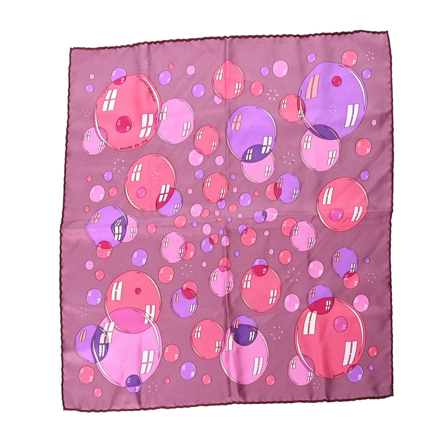 Silk Bal De Bulles Scarf 90