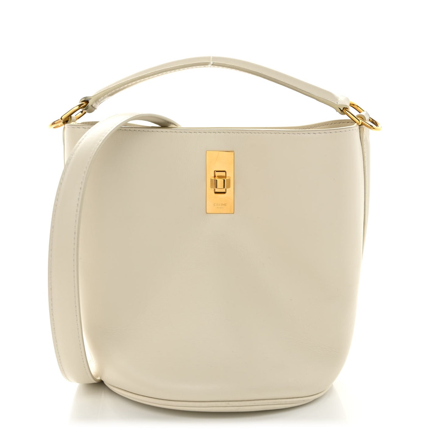 Smooth Calfskin Teen Bucket 16 Bag Light Stone