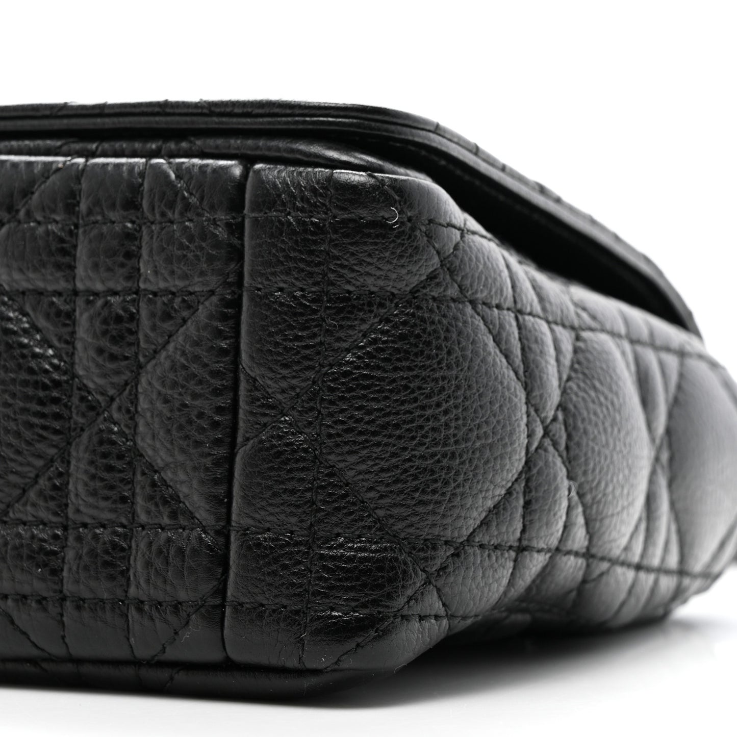 Calfskin Cannage Small Caro Bag Black