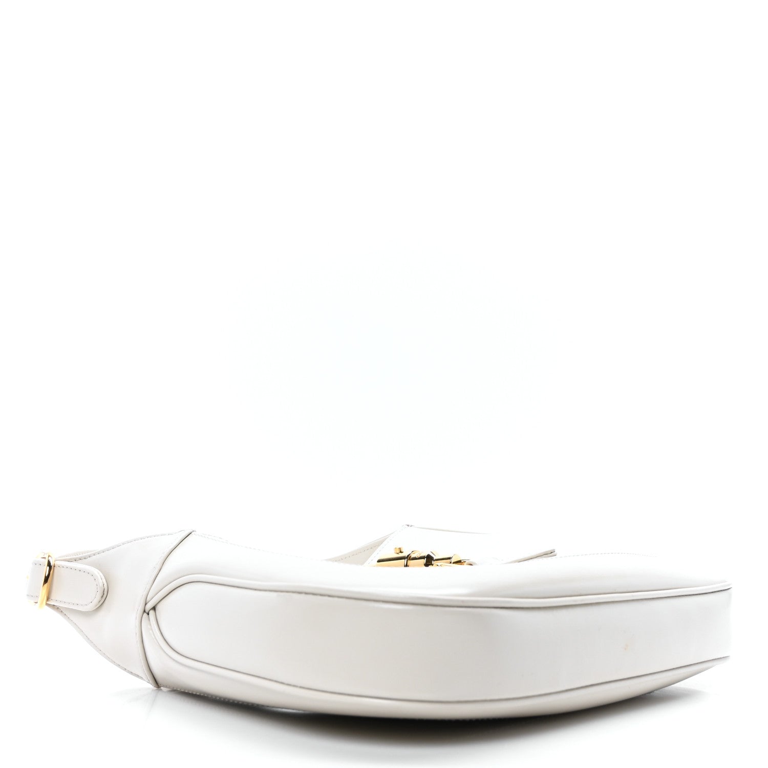 Gucci Boarded Dyana Lux Calfskin Small Jackie 1961 Hobo Mystic White 4 of 10