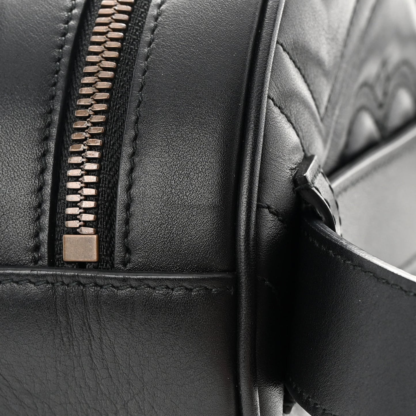 Calfskin Matelasse GG Marmont Belt Bag 95 38 Black