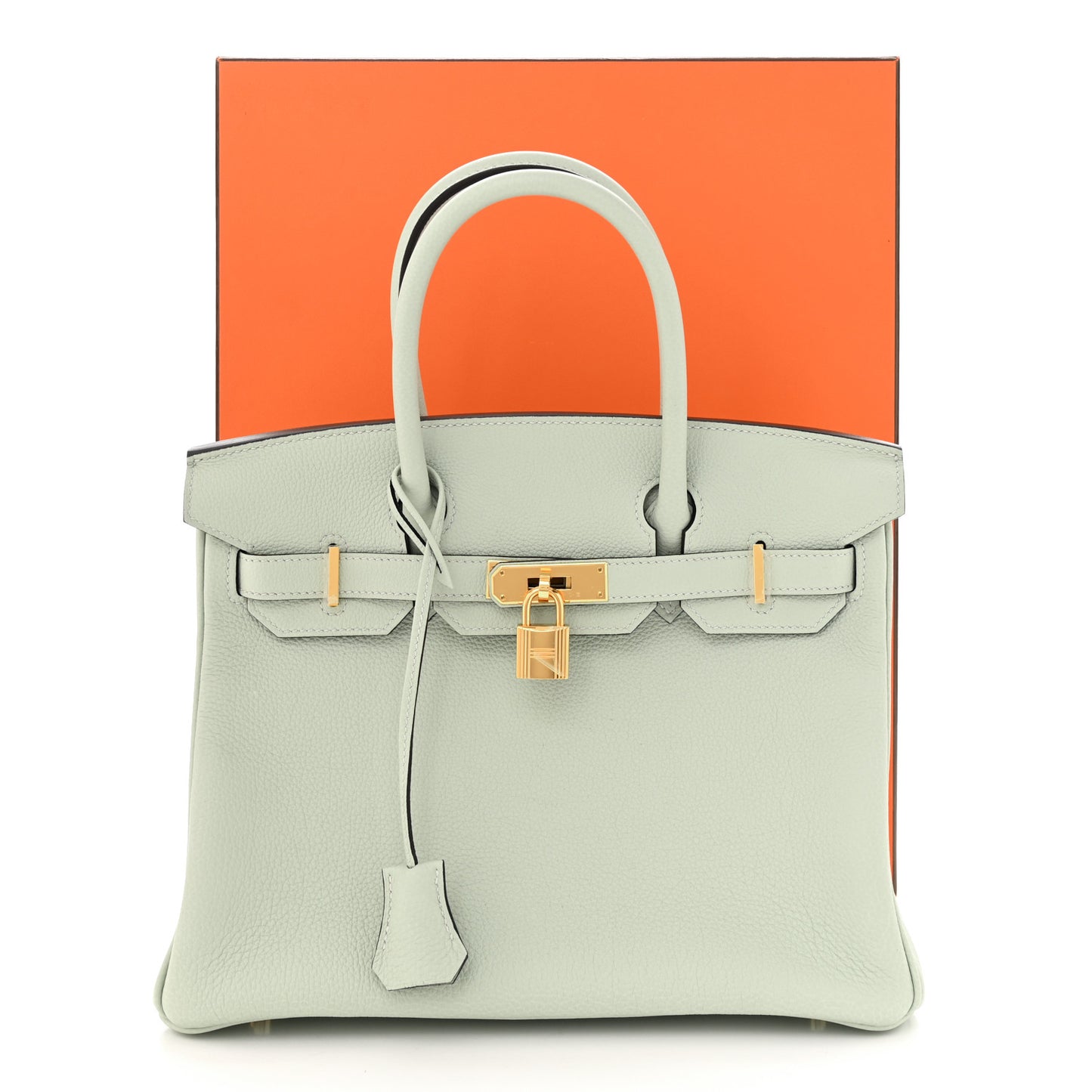 Togo Birkin 30 Gris Neve