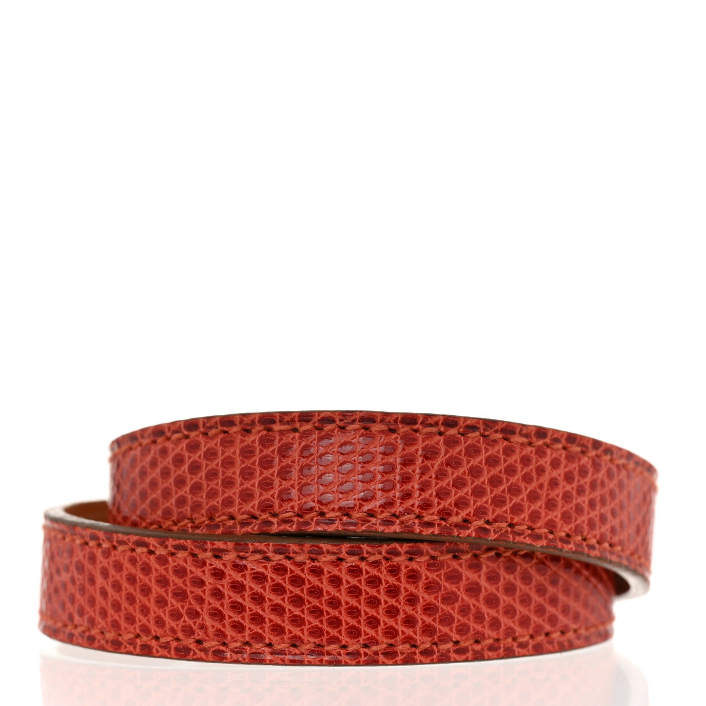 Lizard Kelly Double Tour Bracelet M Bougainvillea