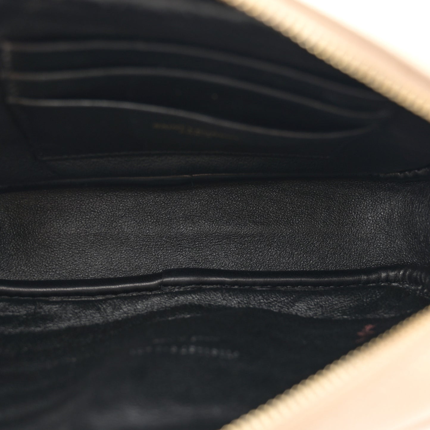 Grain De Poudre Matelasse Monogram Mini Lou Camera Bag Dark Latte