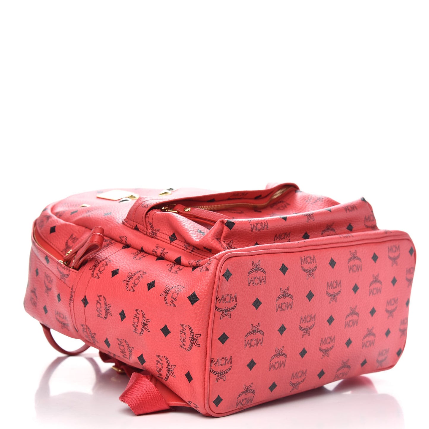 Visetos Medium Sprinkle Stud Stark Backpack Corail