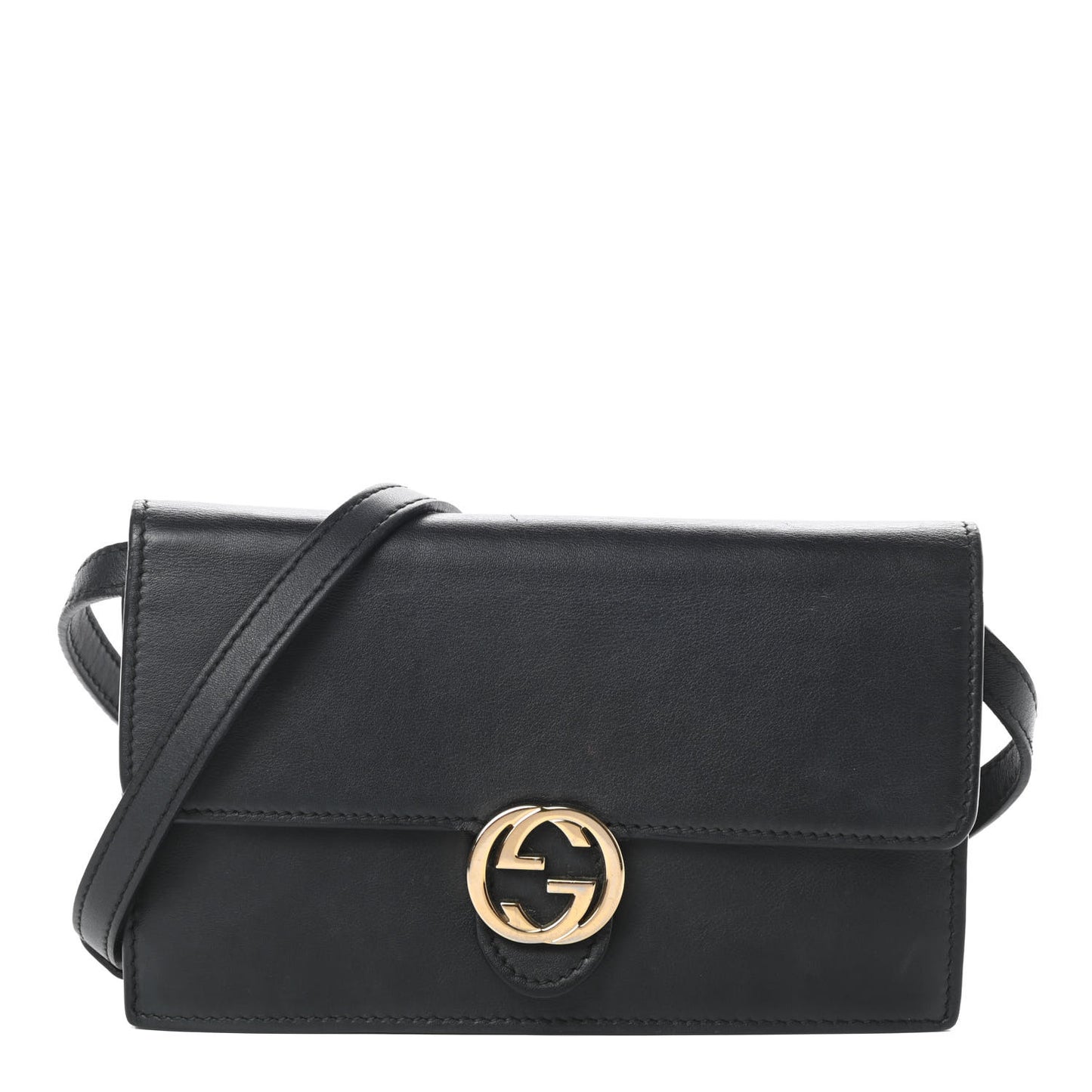 Calfskin Icon Wallet Black