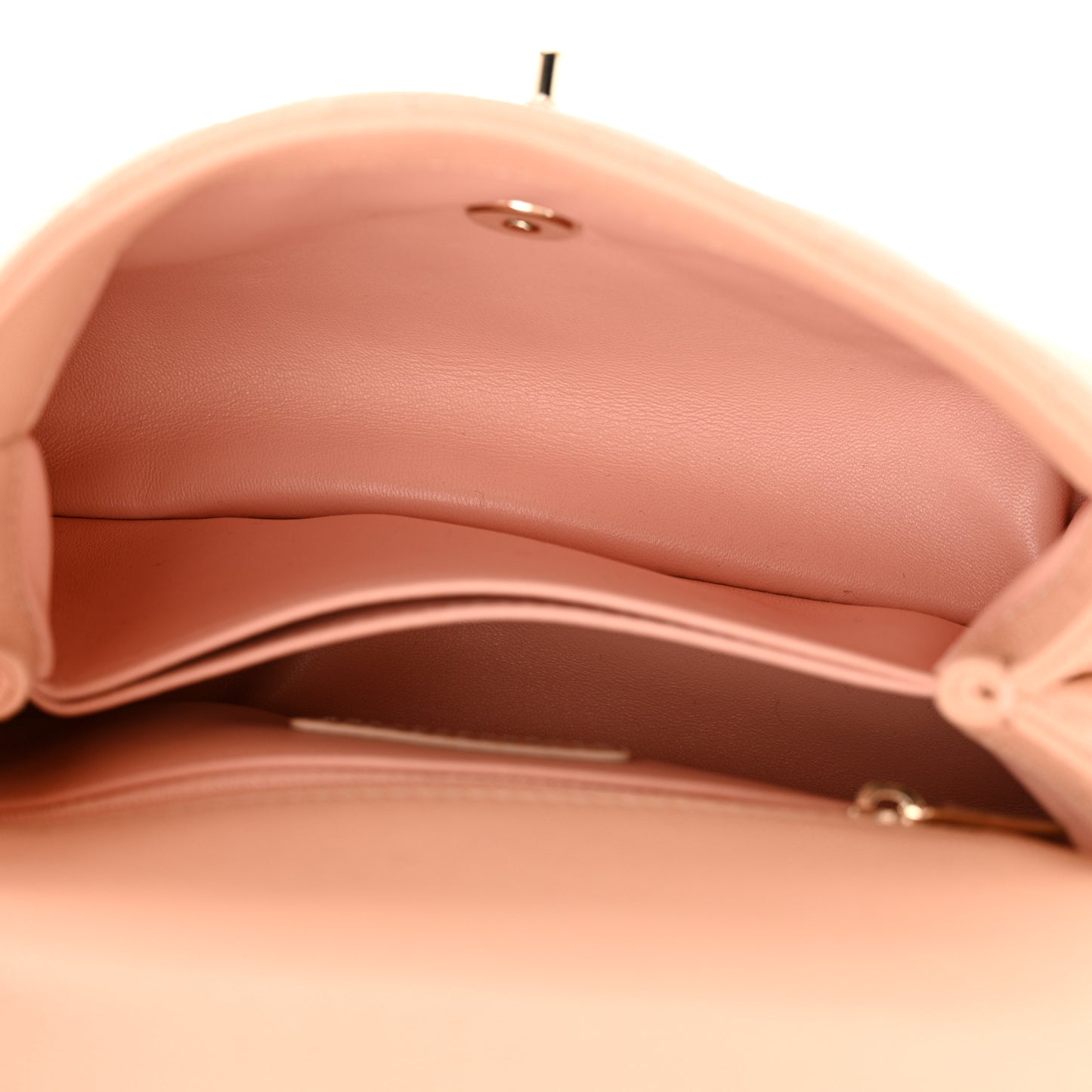 Caviar Quilted Mini Coco Handle Flap Light Pink