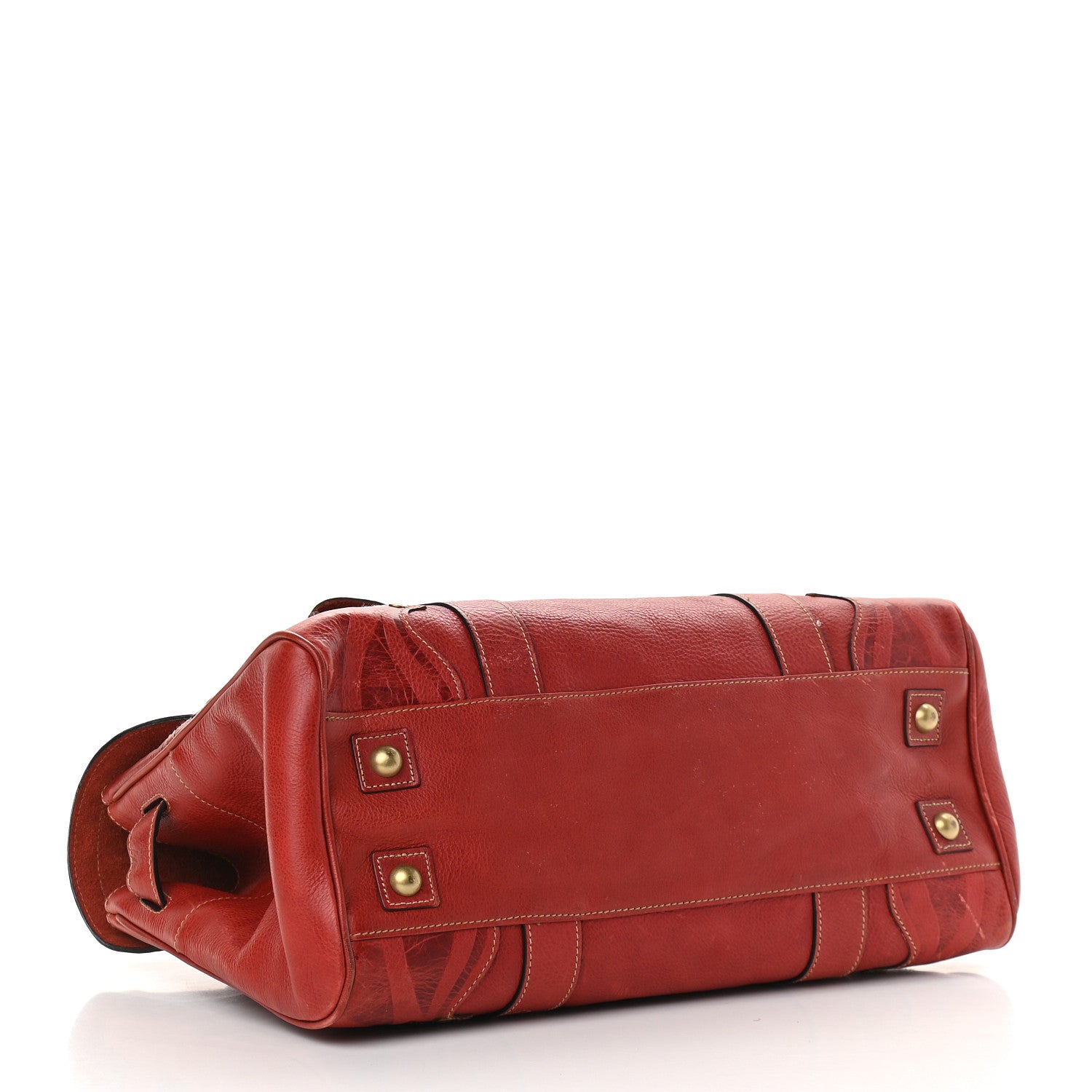 Mulberry Grained Calfskin Tooled Darwin Bayswater Red 3 of 8