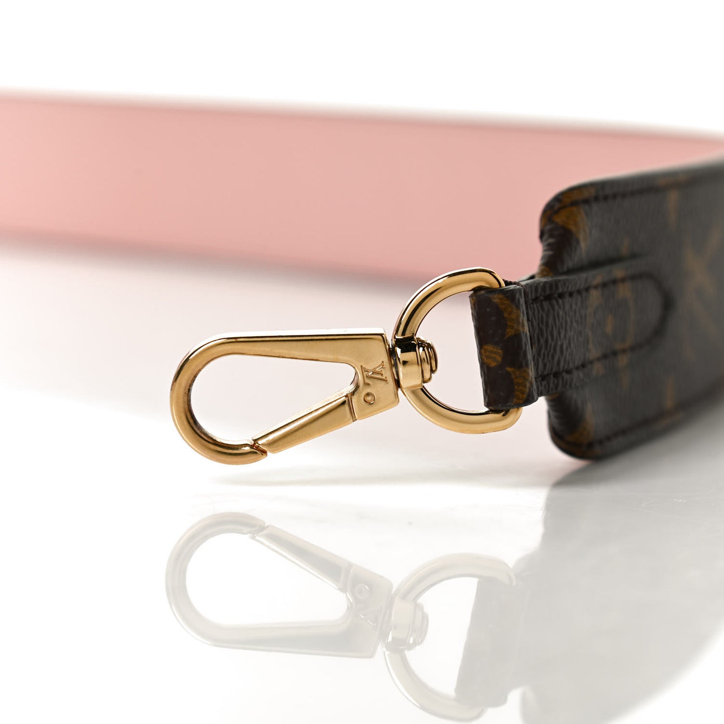 Monogram Bandouliere Shoulder Strap Rose Poudre