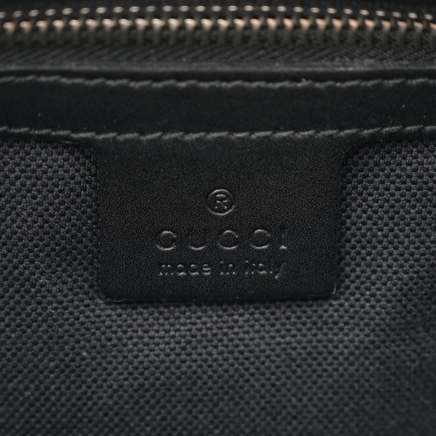 Soft GG Supreme Monogram Web Belt Bag Black Grey