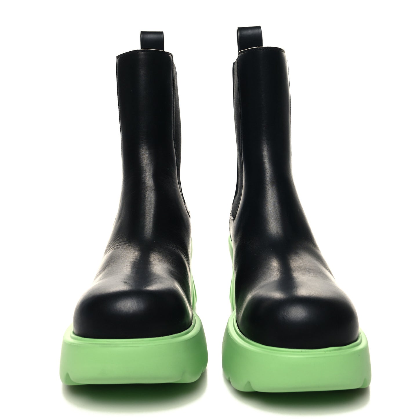 Calfskin The Flash Chelsea Boots 40 Pistachio
