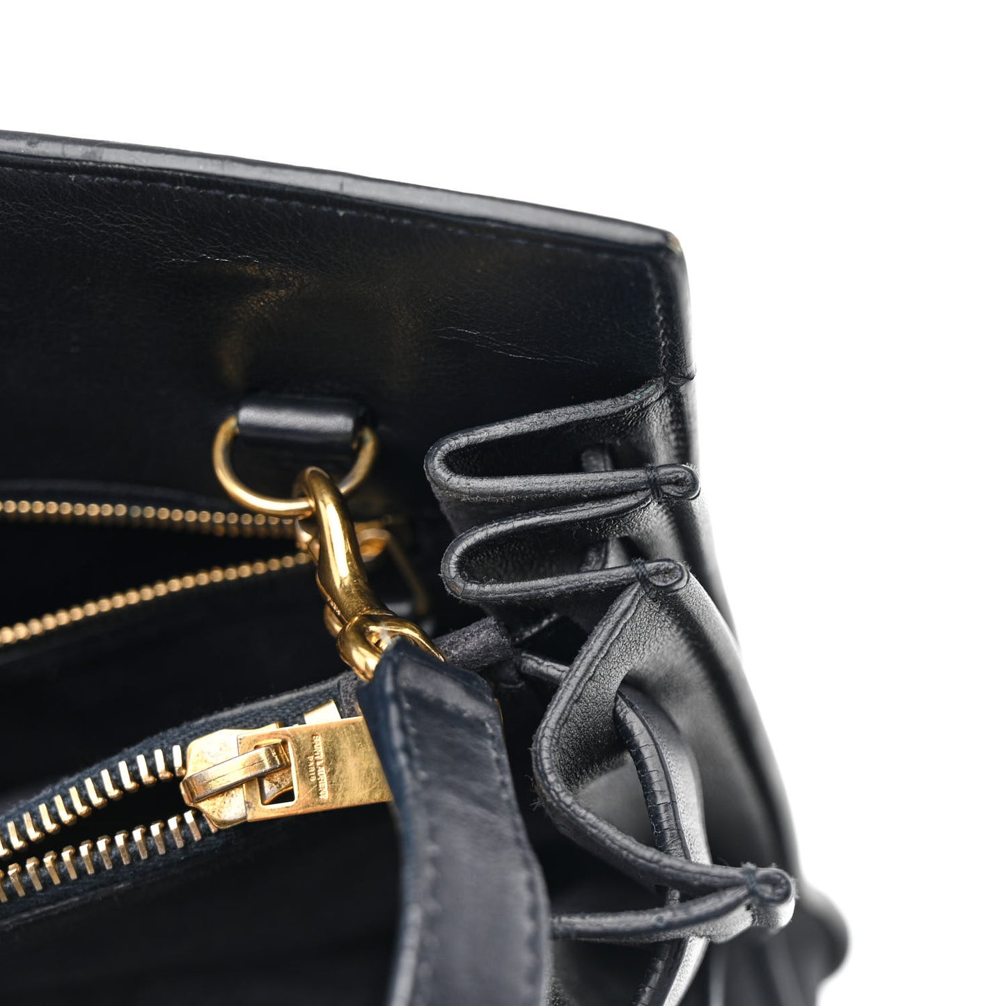 Calfskin Small Sac De Jour Navy