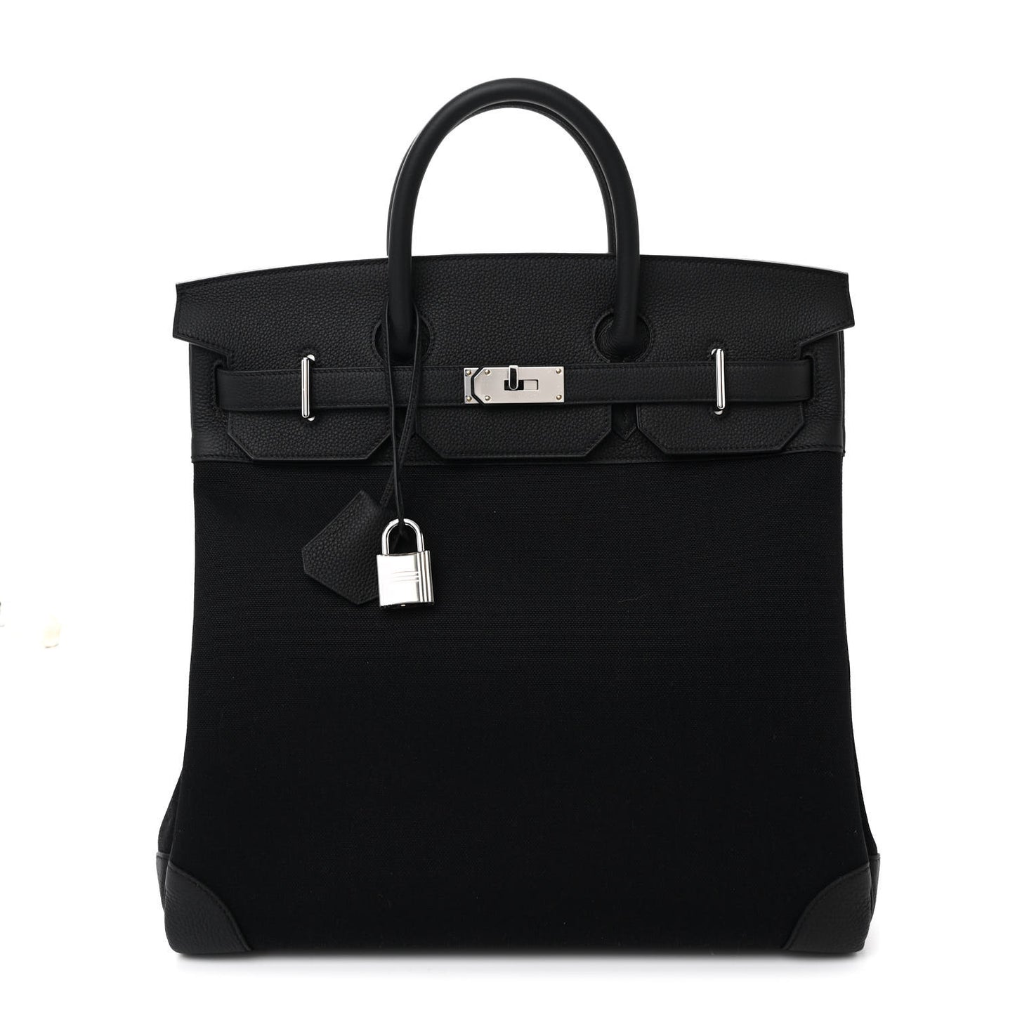 Togo Toile HAC Travel Birkin 40 Black