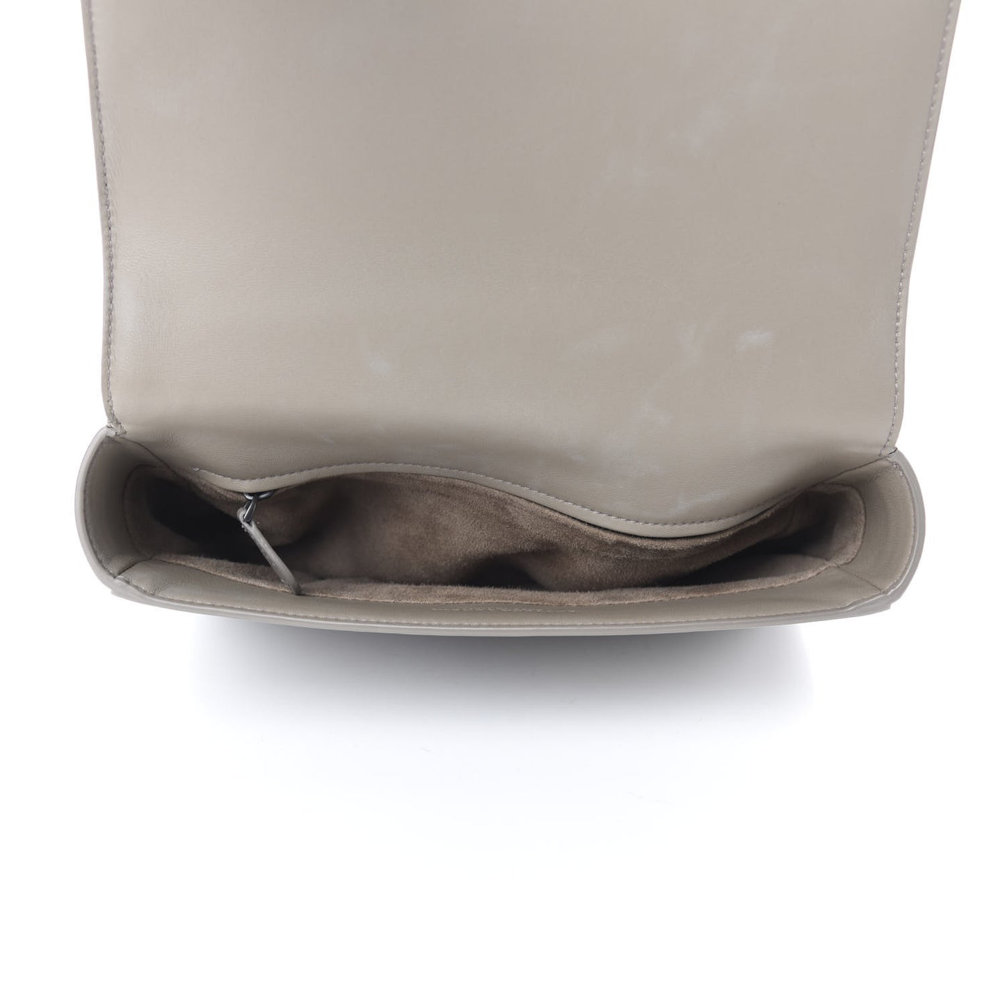 Nappa Intrecciato Alumna Bag Limestone