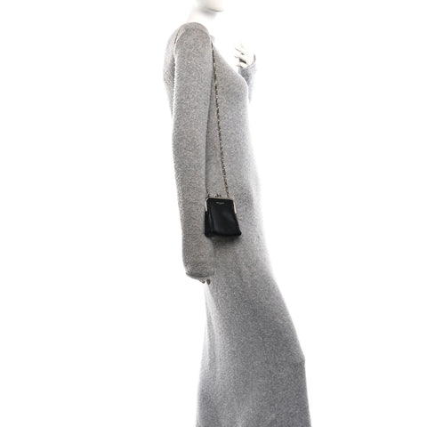 Lambskin Mini Sac Charniere Black