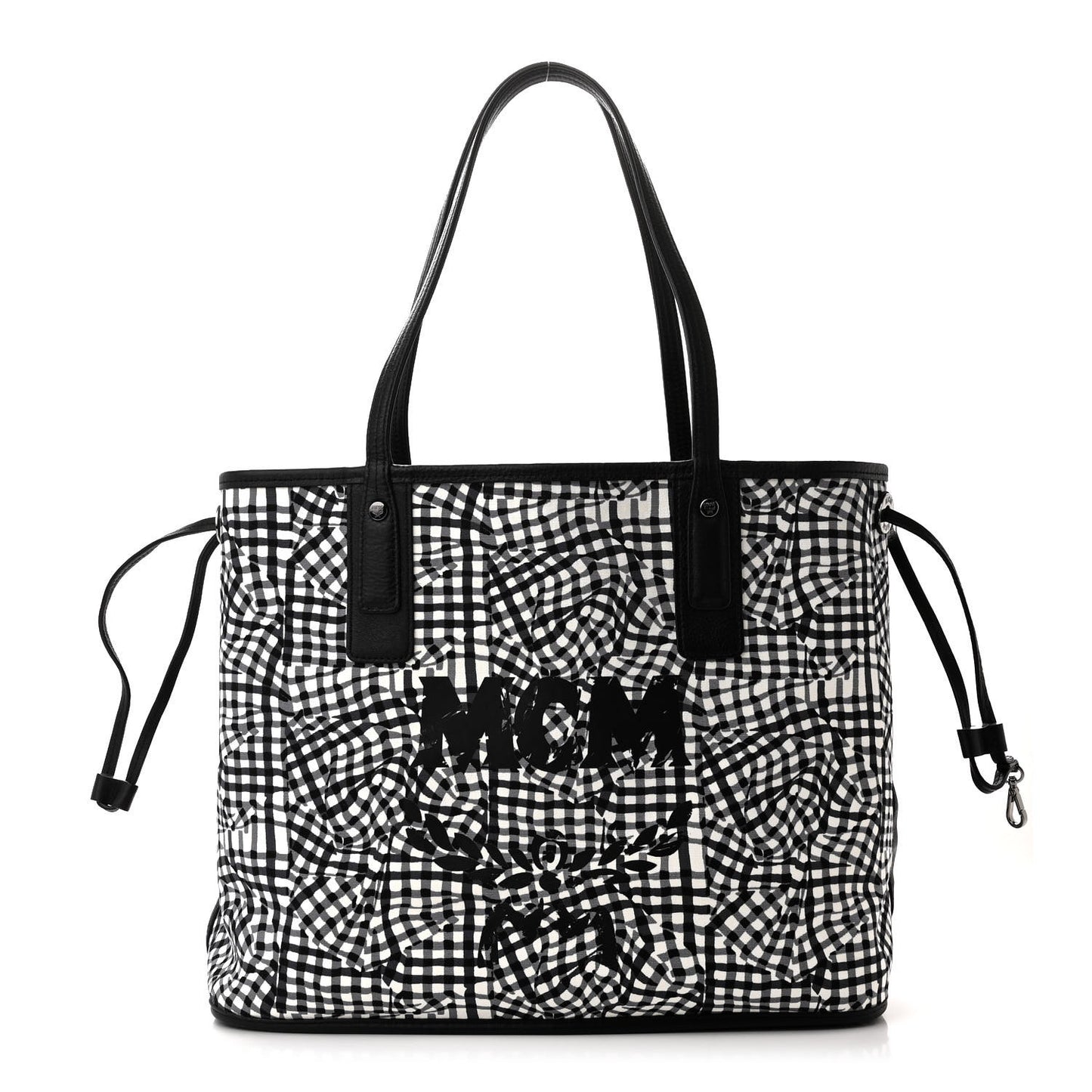 Visetos Medium Liz Reversible Shopper Tote Black