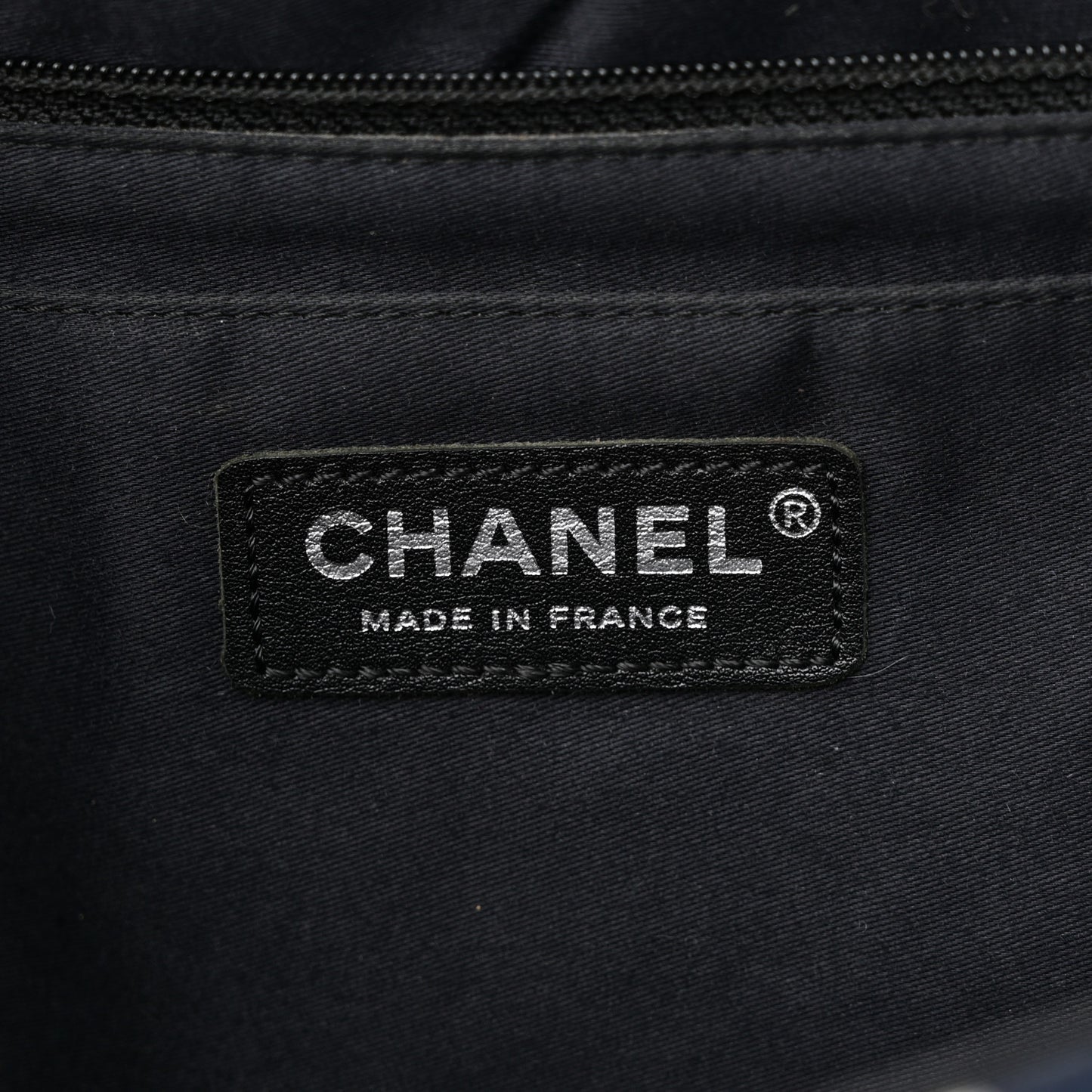 Denim Tweed Patchwork Jumbo Single Flap Blue