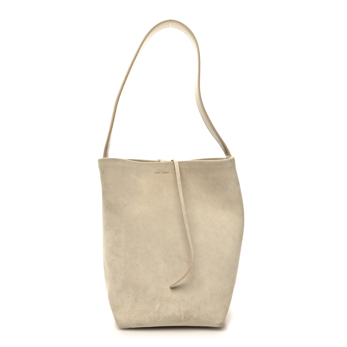 Nubuck Small N/S Park Tote Ivory