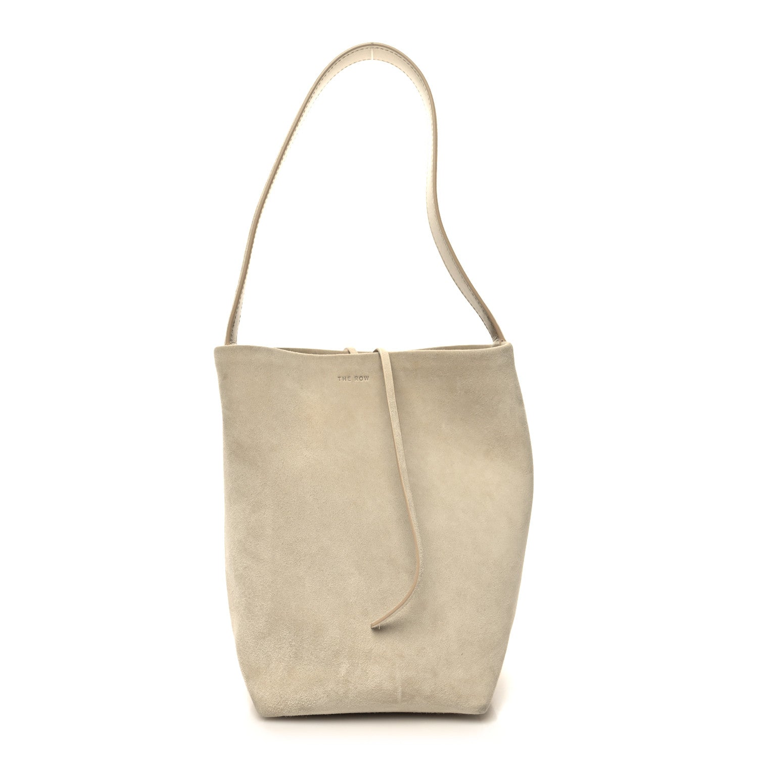 The Row Nubuck Small N/S Park Tote Ivory 1 of 10