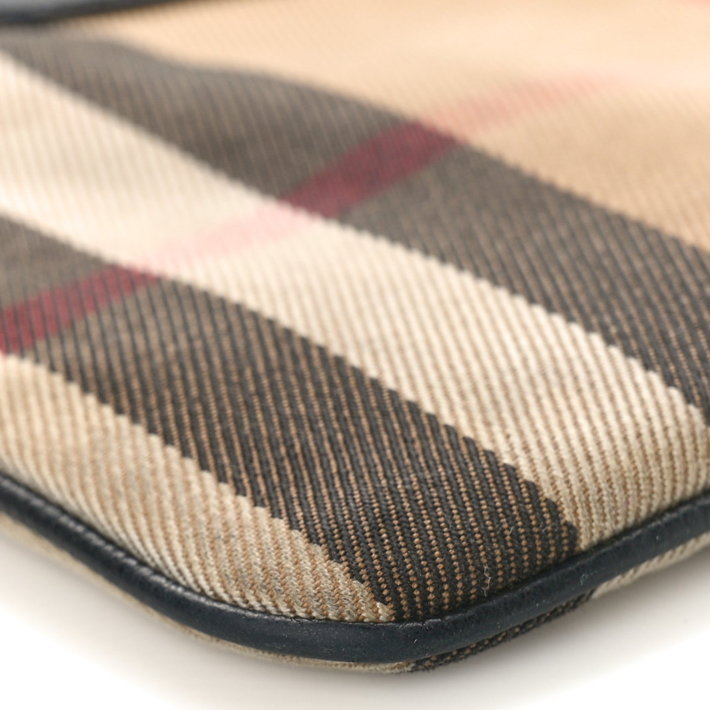 House Check Derby Peyton Crossbody Clutch Bag Black