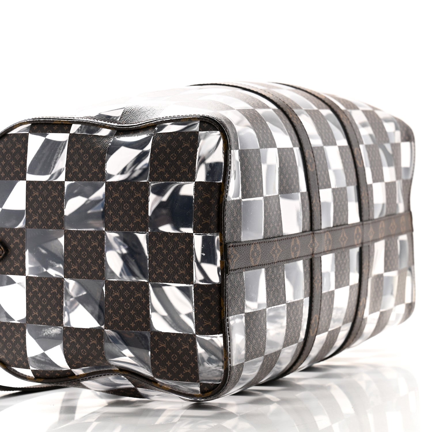 Louis Vuitton PVC Monogram Chess Keepall Bandouliere 50 7 of 11