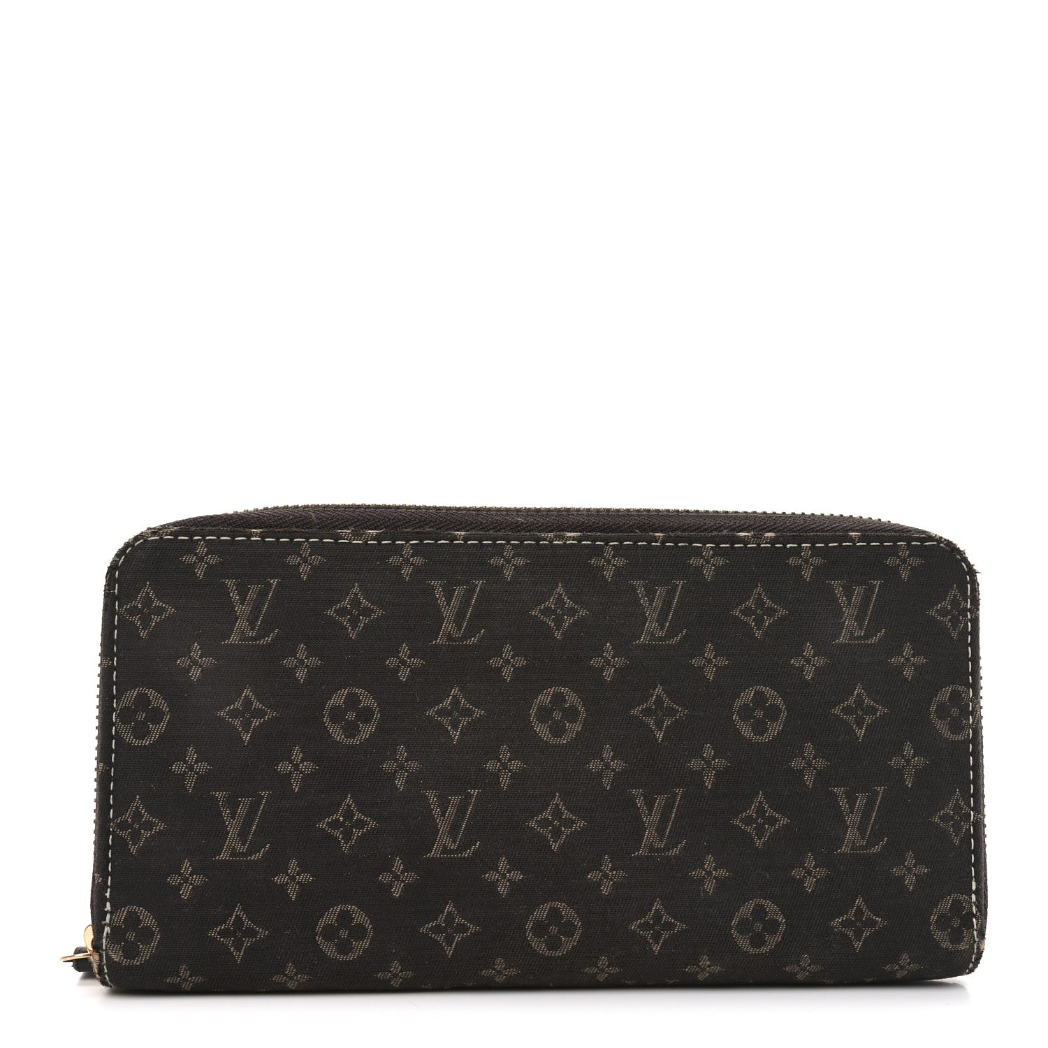 Louis Vuitton ブラック ミニ財布 Louis Vuitton Mini Lin Zippy Wallet Ebene 1758073 – FASHIONPHILE