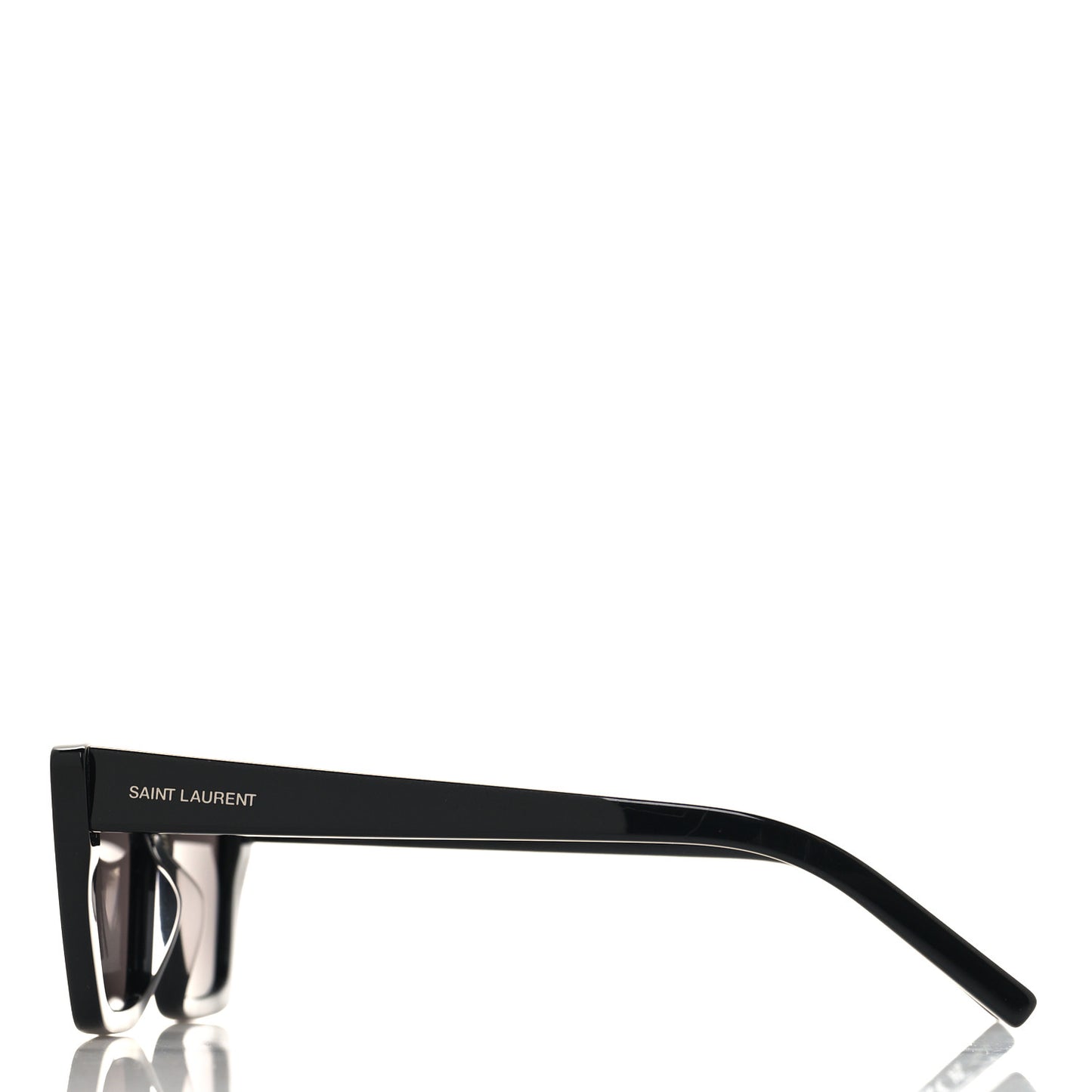 SAINT LAURENT Acetate Mica Cat Eye Sunglasses SL 276 Black
