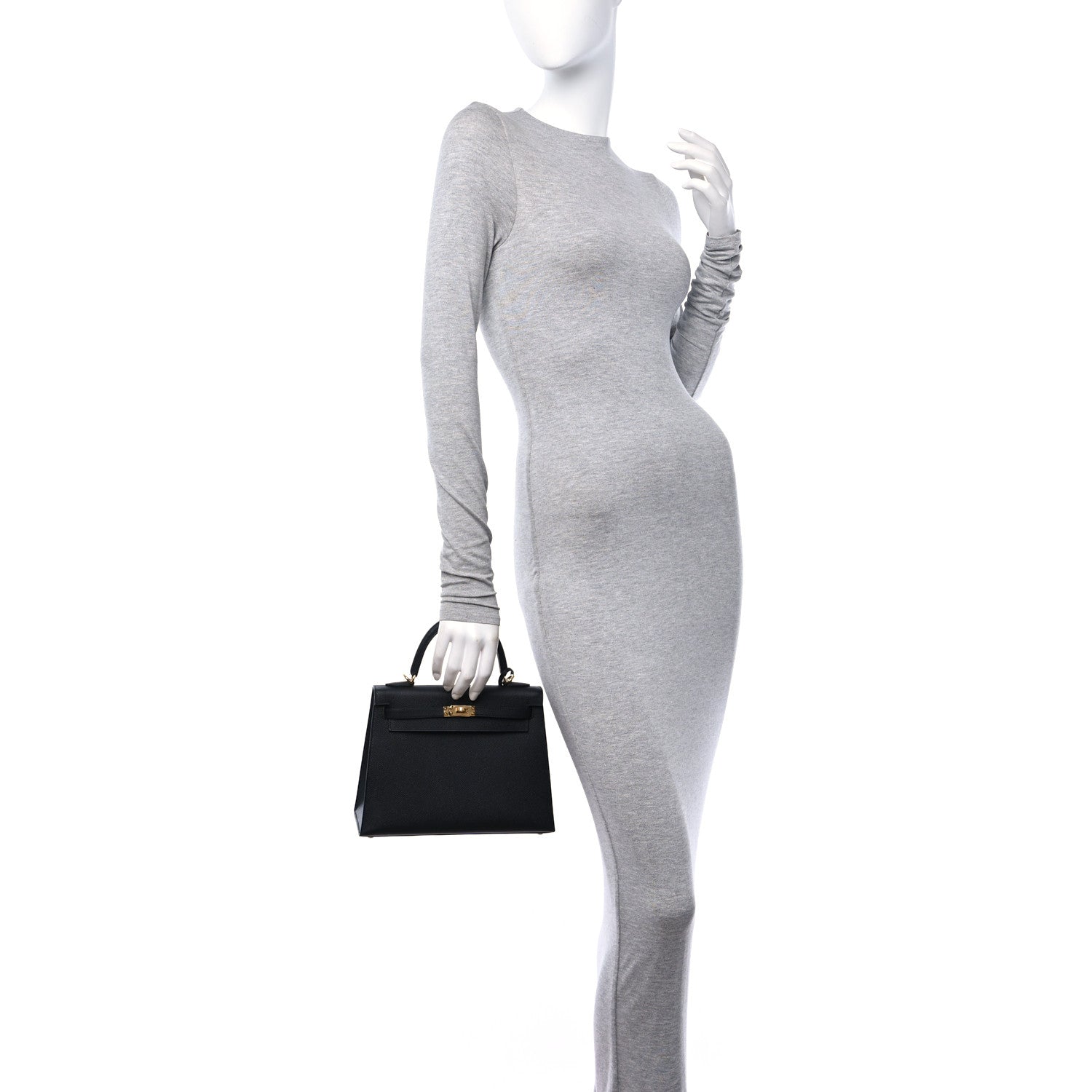 Hermes Epsom Kelly Sellier 25 Black 2 of 13