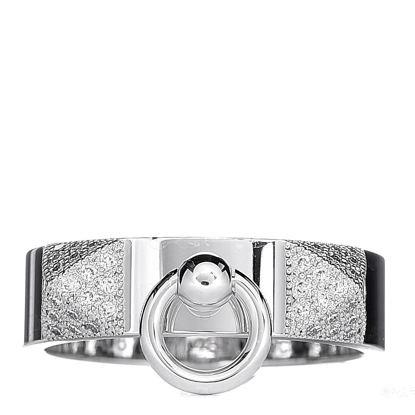 18K White Gold Diamond Collier De Chien PM Ring 51 5.75
