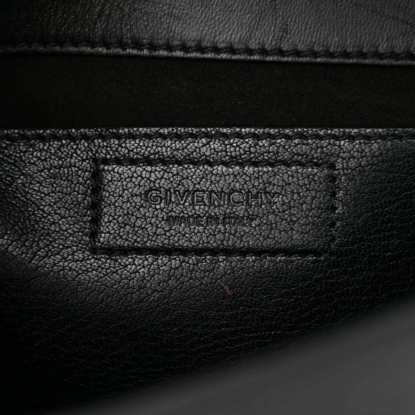 Goatskin Infinity Flap Bag Black