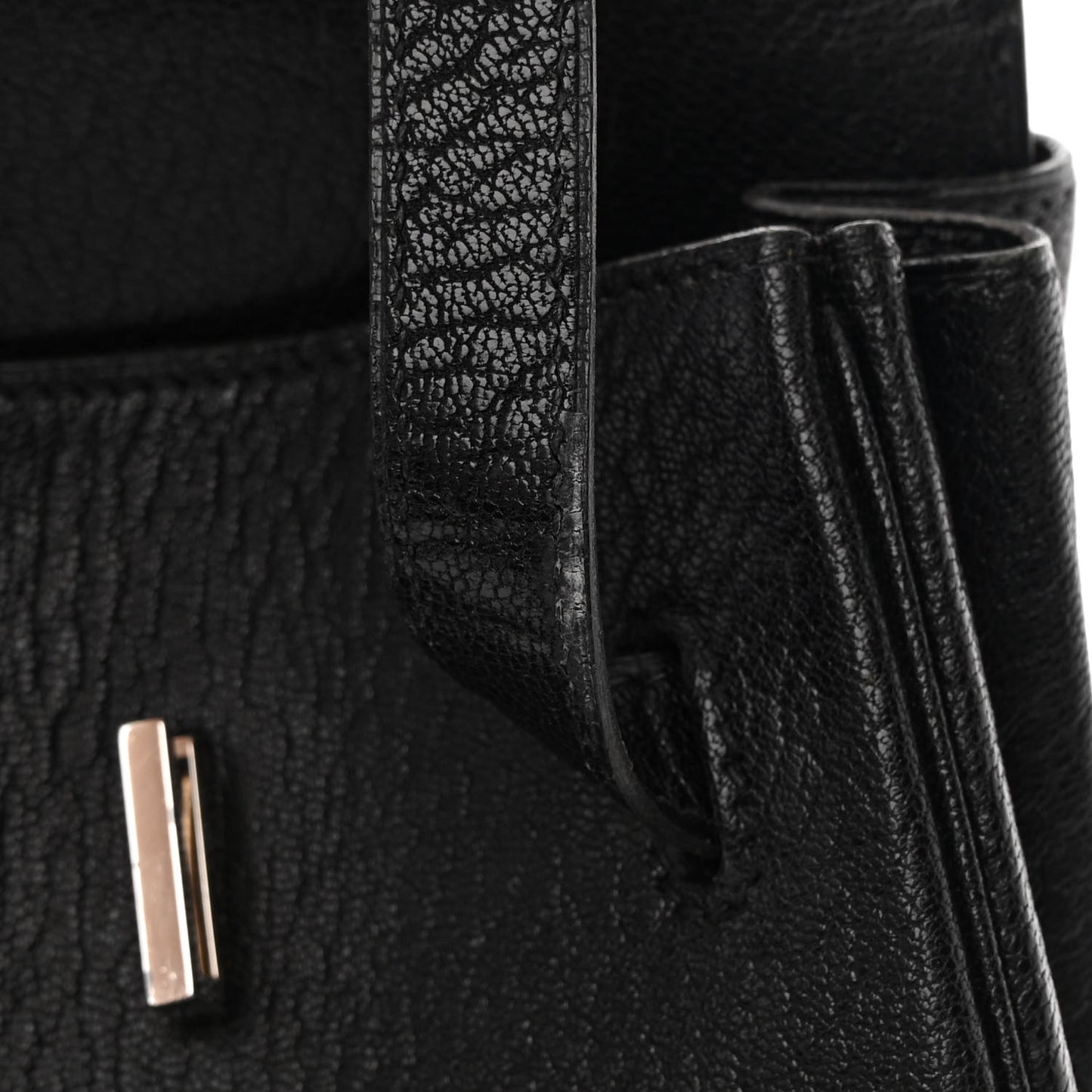 Chevre de Coromandel Birkin 35 Black