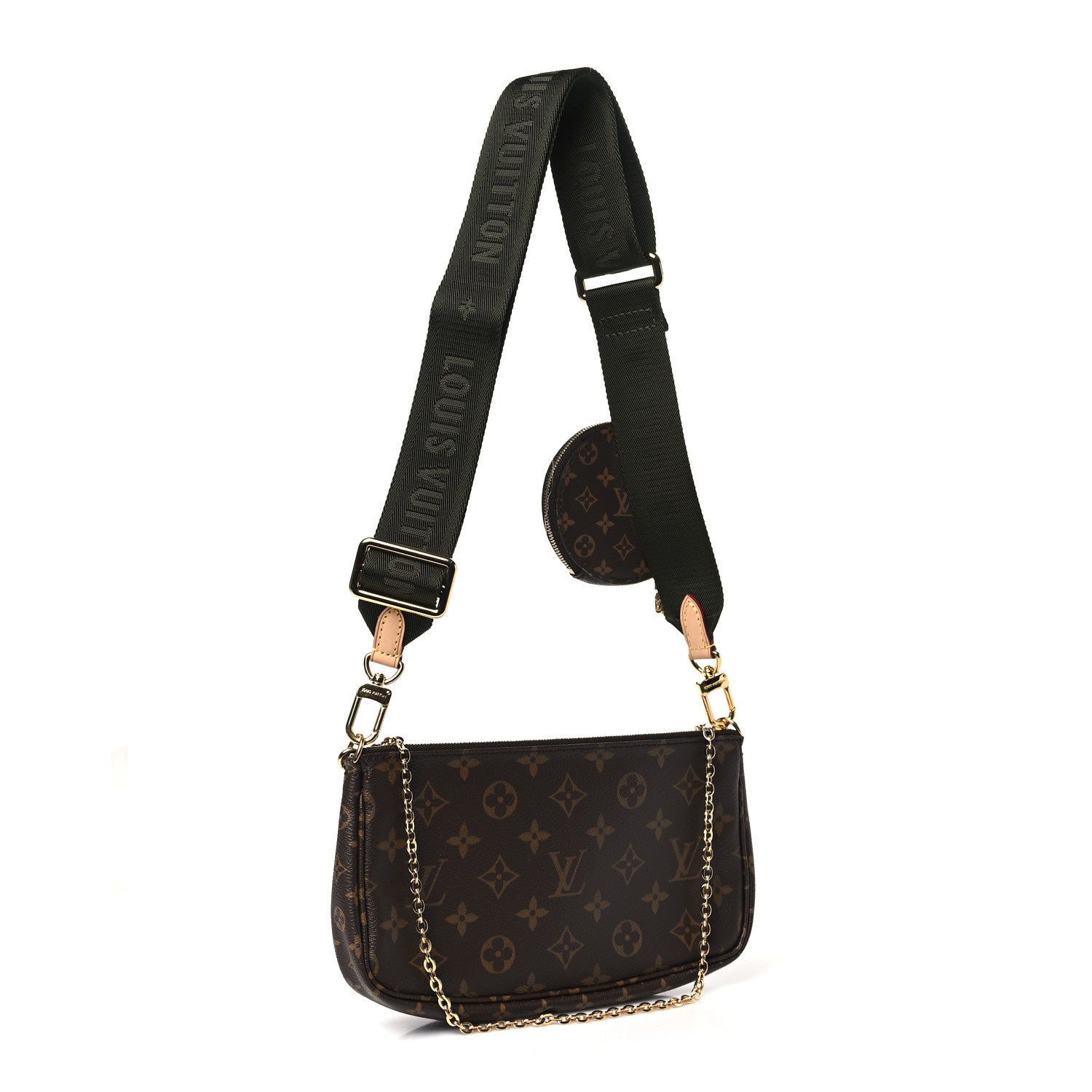 Louis Vuitton Monogram Multi Pochette Accessories Kaki 3 of 10
