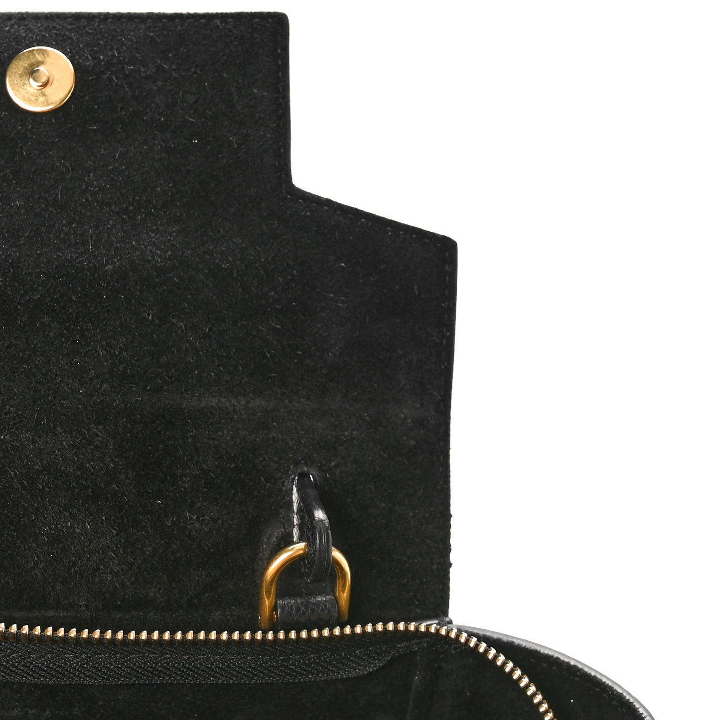 Grained Calfskin Nano Belt Bag Black