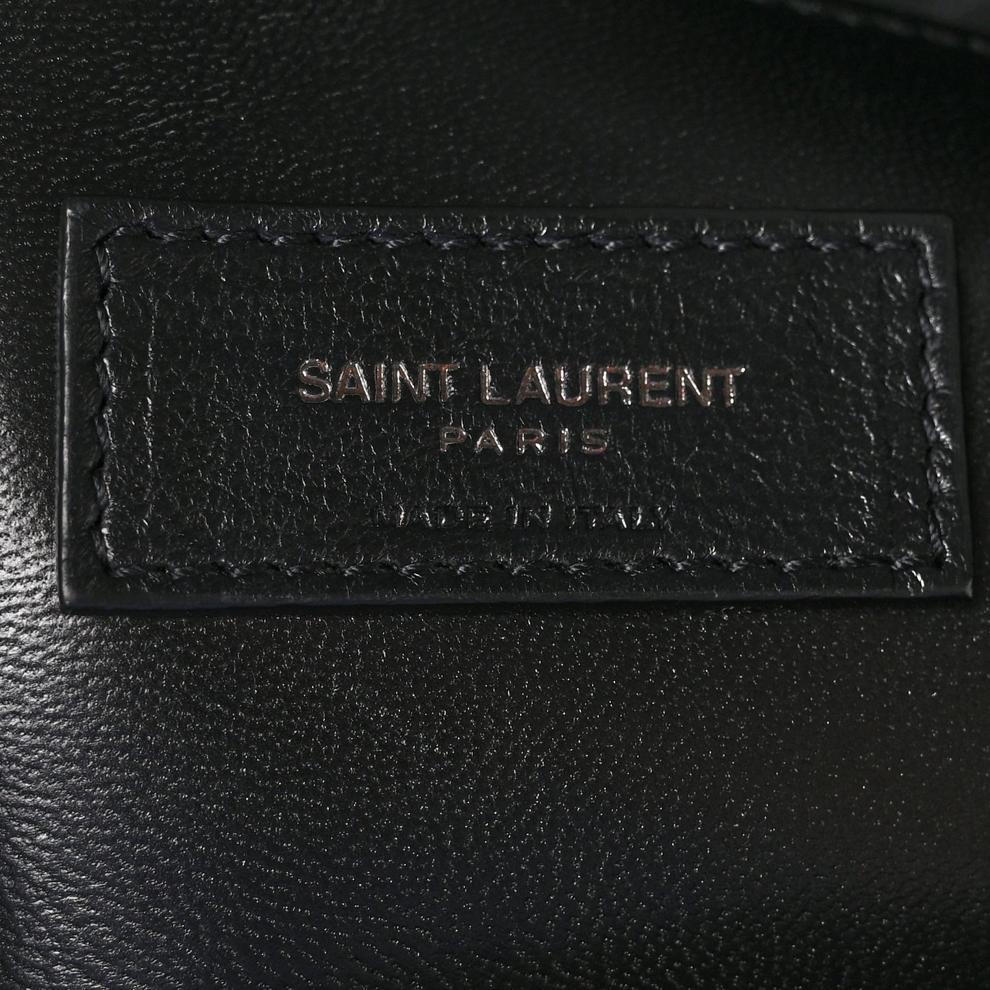 Calfskin Crocodile Embossed Medium West Hollywood Monogram Fold-Over Grey