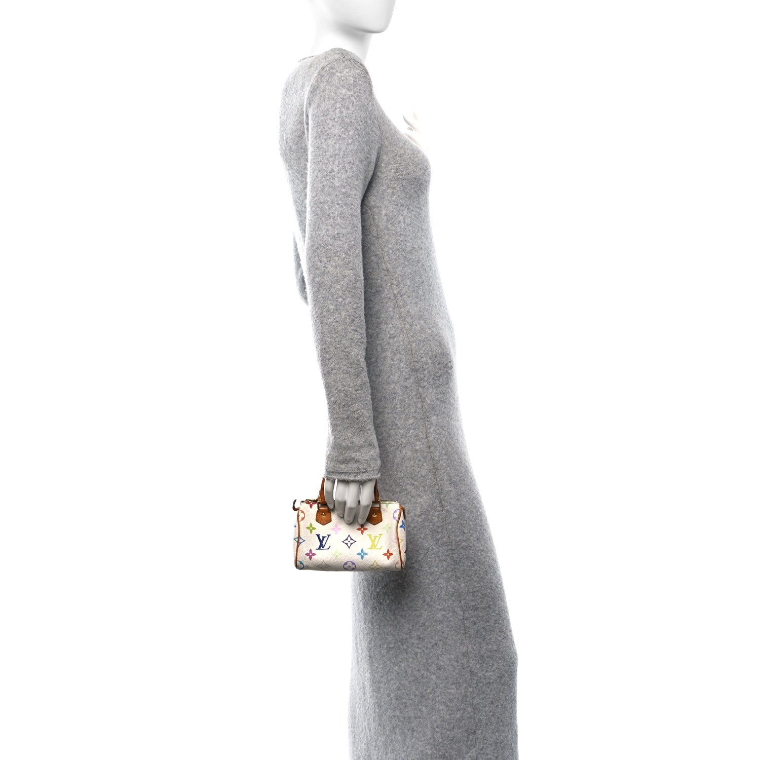 Louis Vuitton Monogram Multicolor Mini Sac HL Speedy White 2 of 19